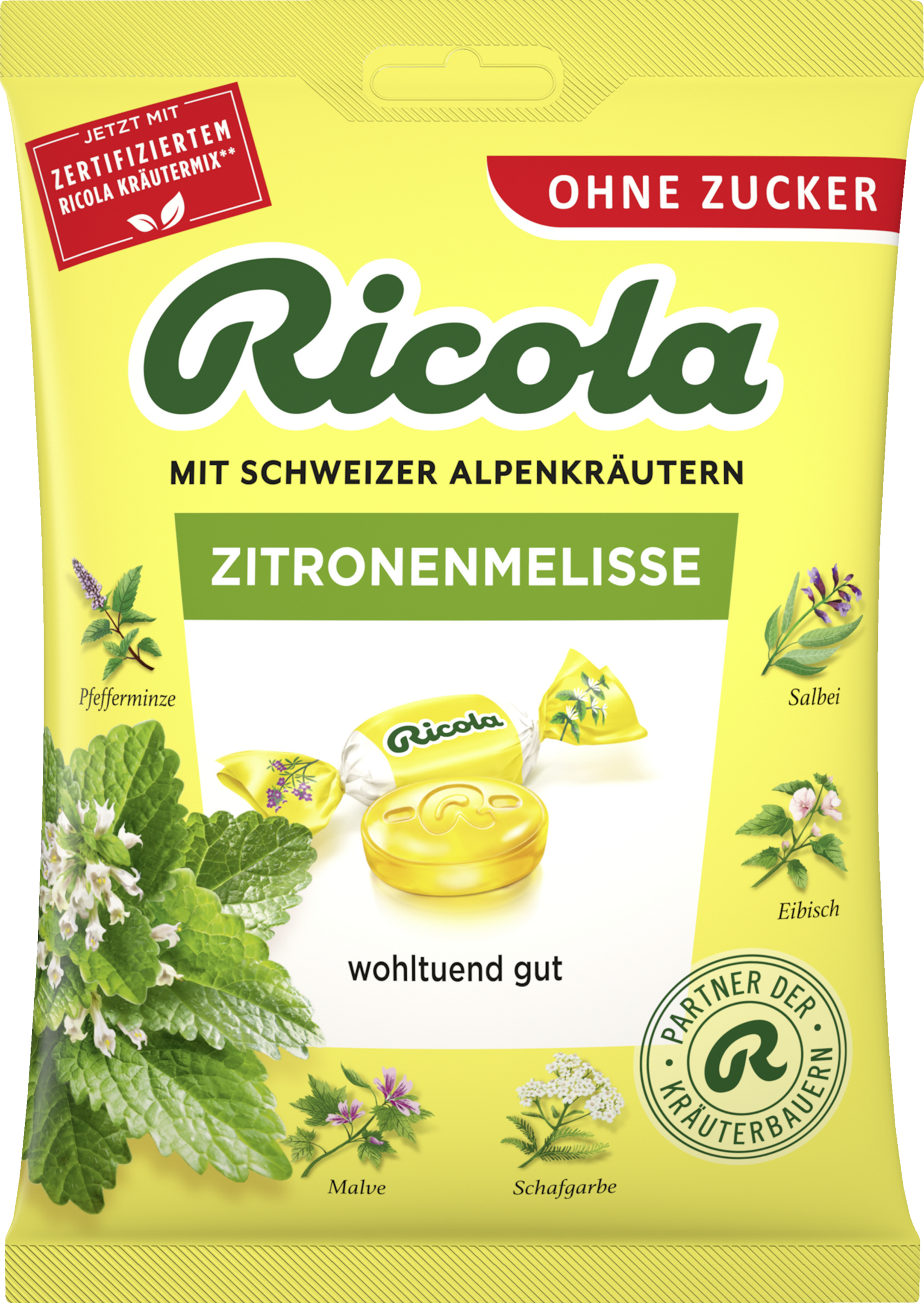 Ricola Zitronenmelisse Hustenbonbons (20 Bonbons)