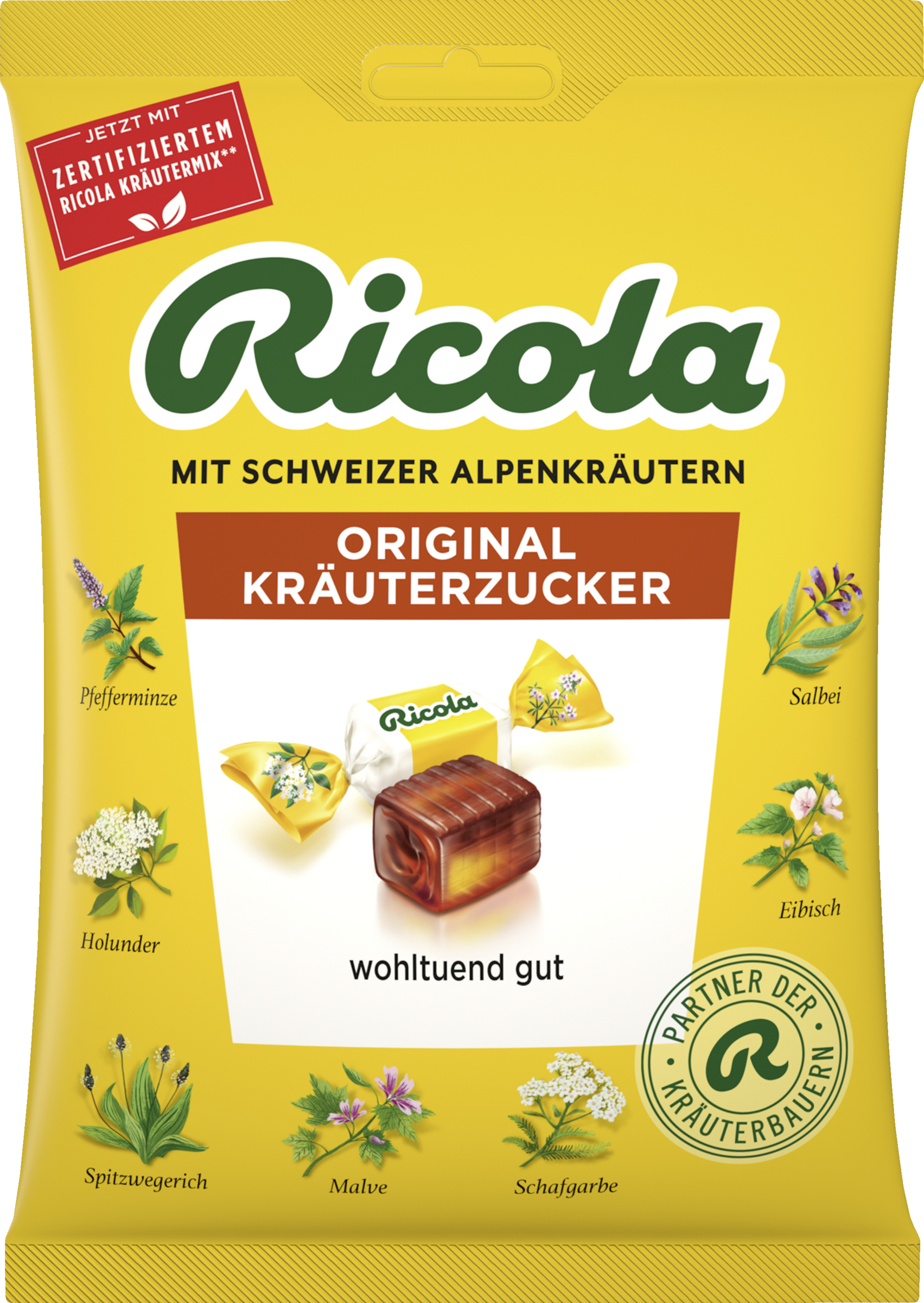 Ricola Original Kräuterzucker Hustenbonbons (20 Bonbons)