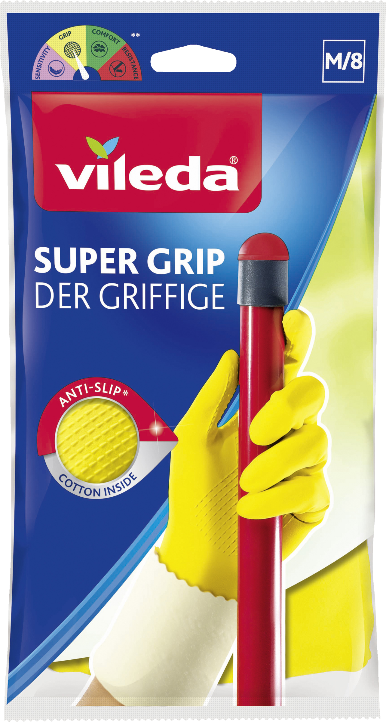 Vileda Der Griffige Haushaltshandschuh Größe M