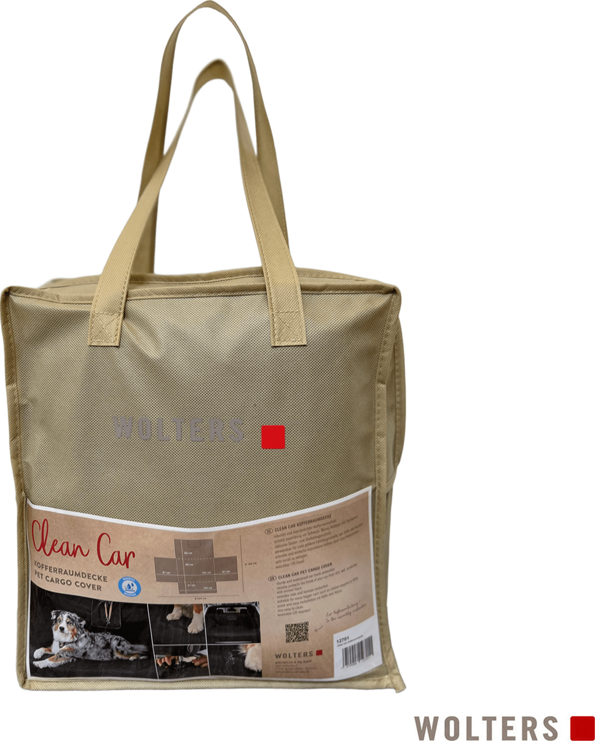 WOLTERS Clean Car Kofferraumdecke mit Stoßstangenschutz