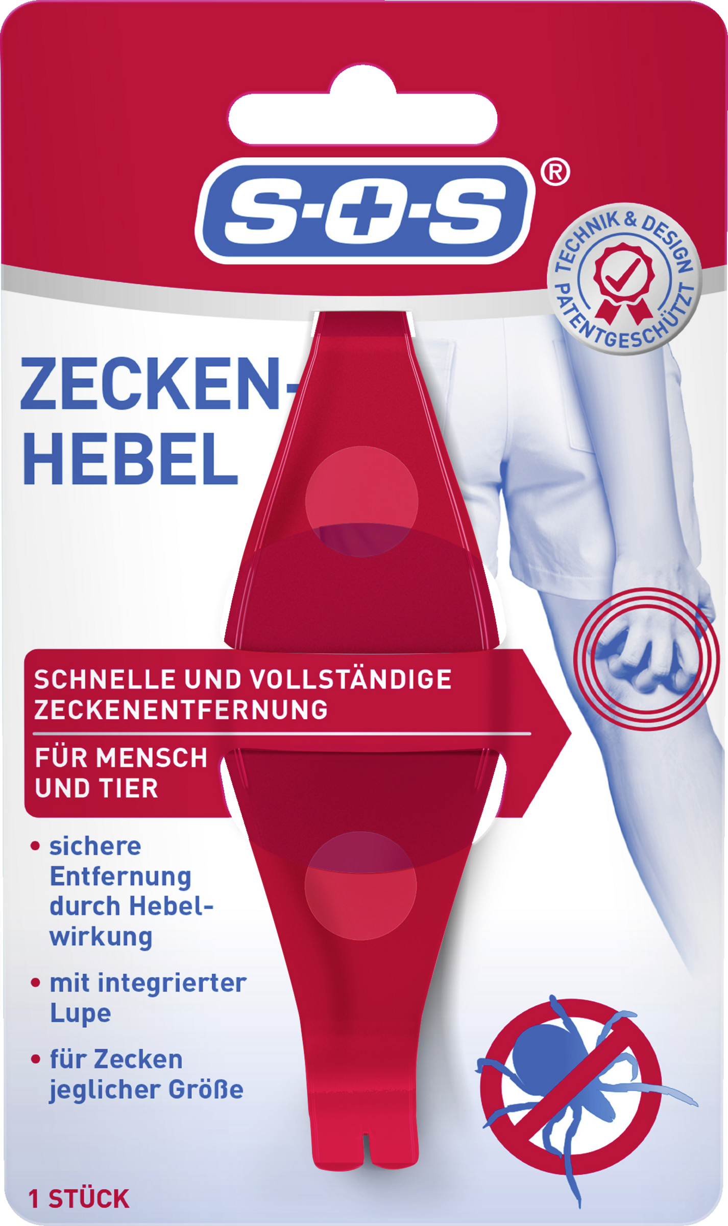 SOS Zecken-Hebel