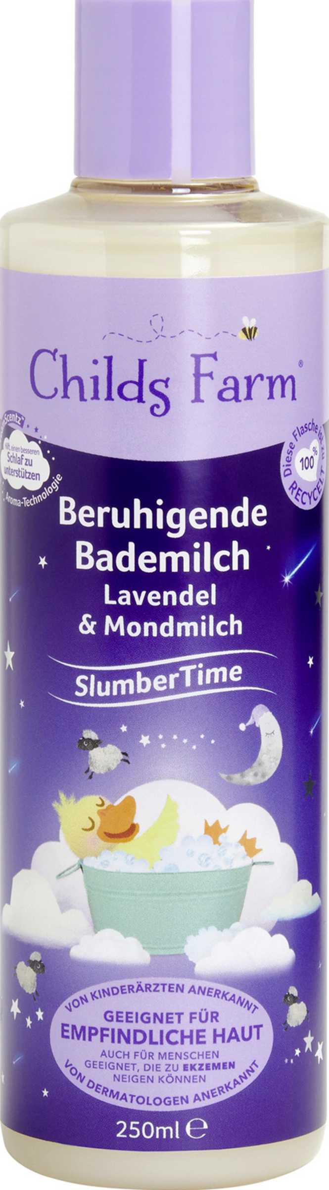 Childs Farm Beruhigende Bademilch Lavendel & Mondmilch