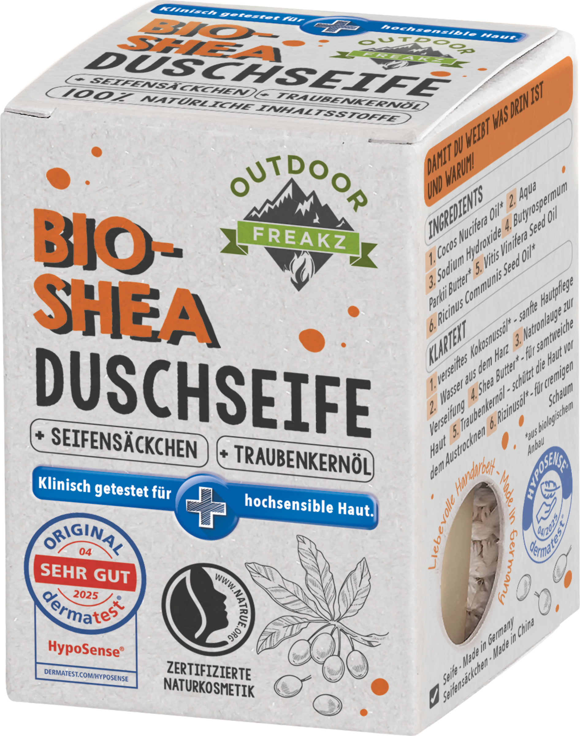 Outdoor Freakz Bio-Shea Duschseife