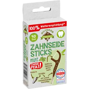 أعواد خيط الأسنان بالنعناع