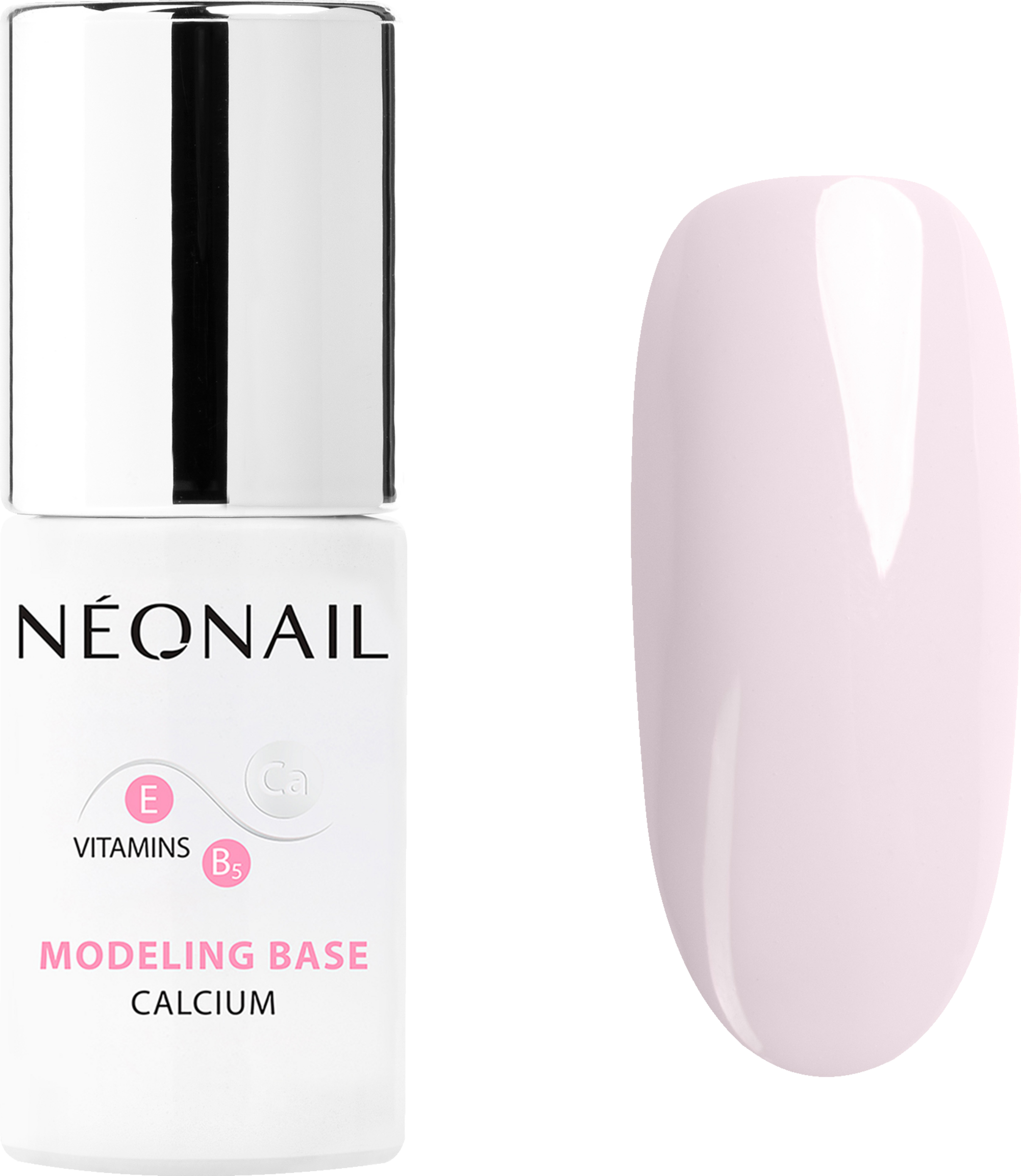 NEONAIL UV Nagellack Base - Modeling Base Calcium Basic Pink