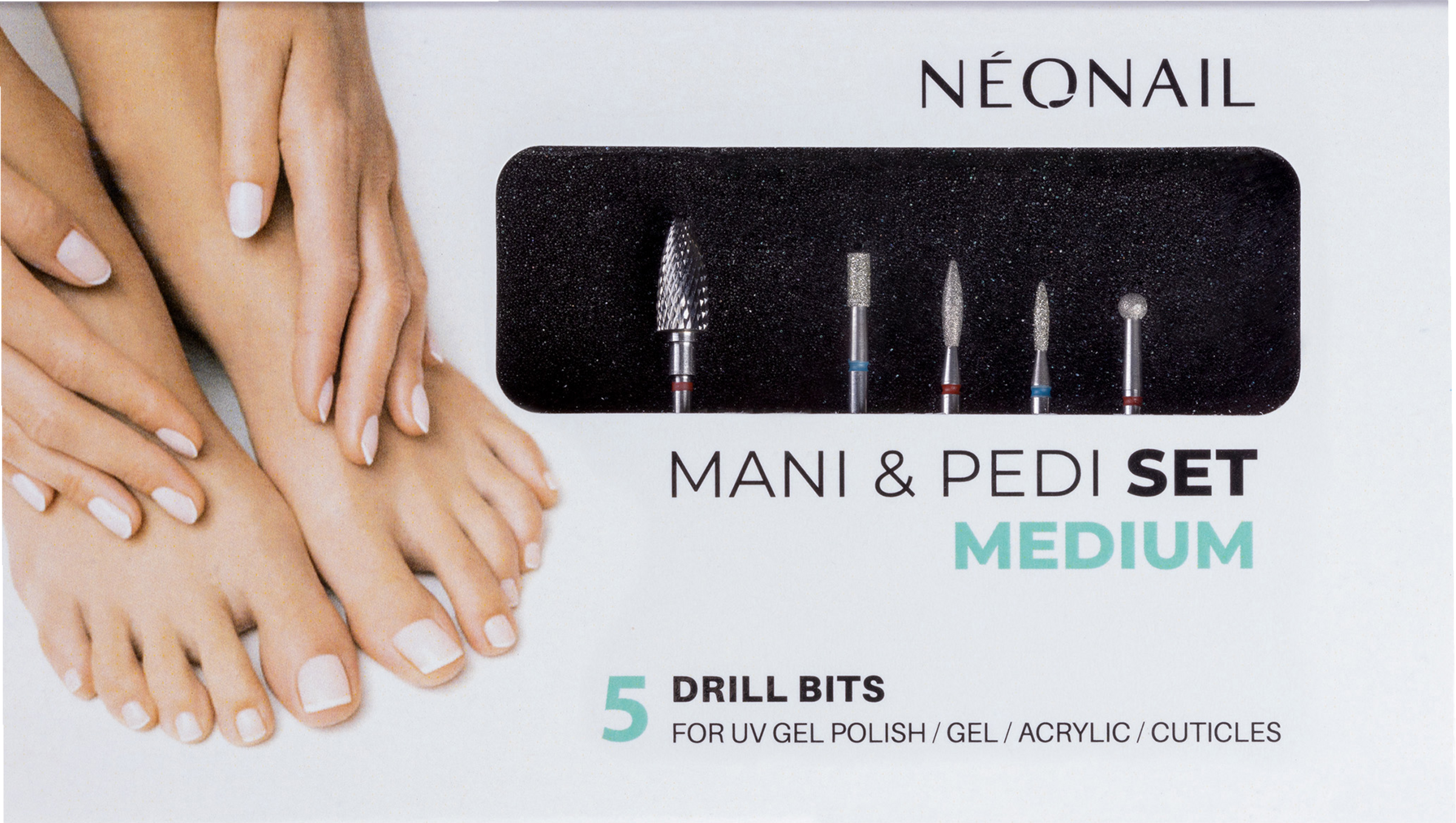 NEONAIL Nagelfräser Bits Set Medium