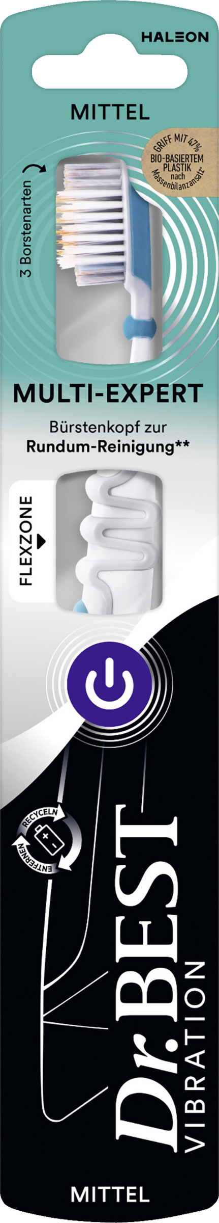 فرشاة أسنان فيبريشن مالتي إكسبيرت متوسطة الخشونة