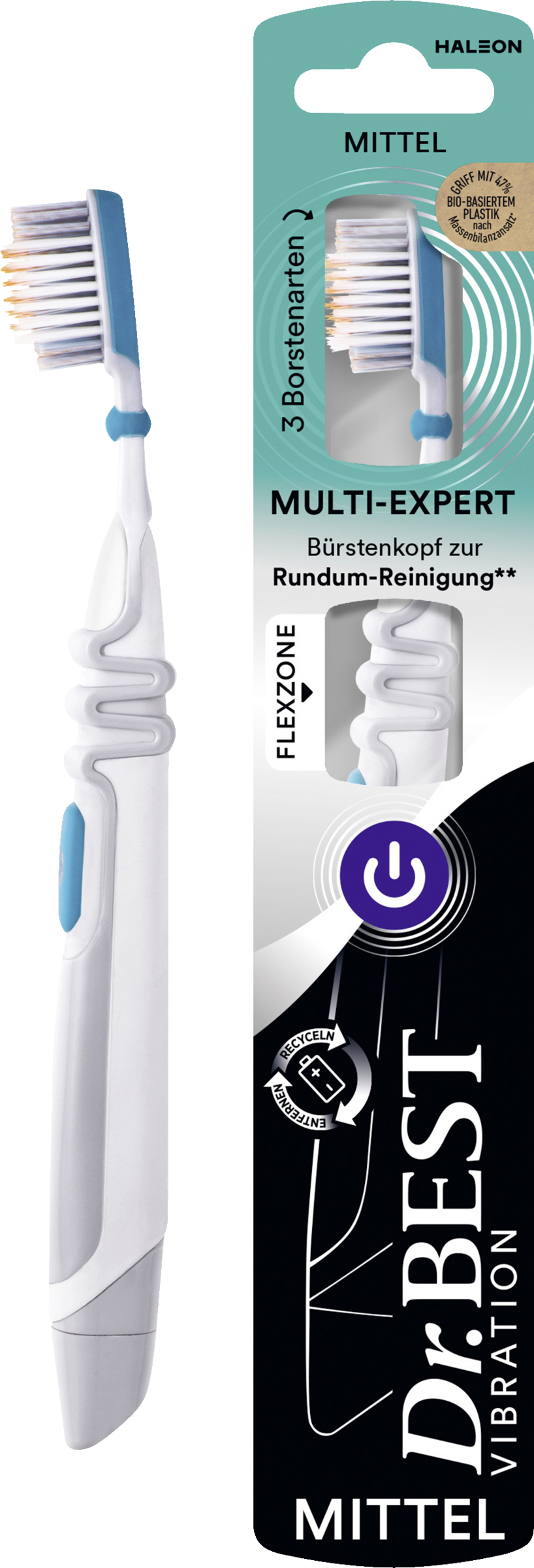 فرشاة أسنان فيبريشن مالتي إكسبيرت متوسطة الخشونة 3