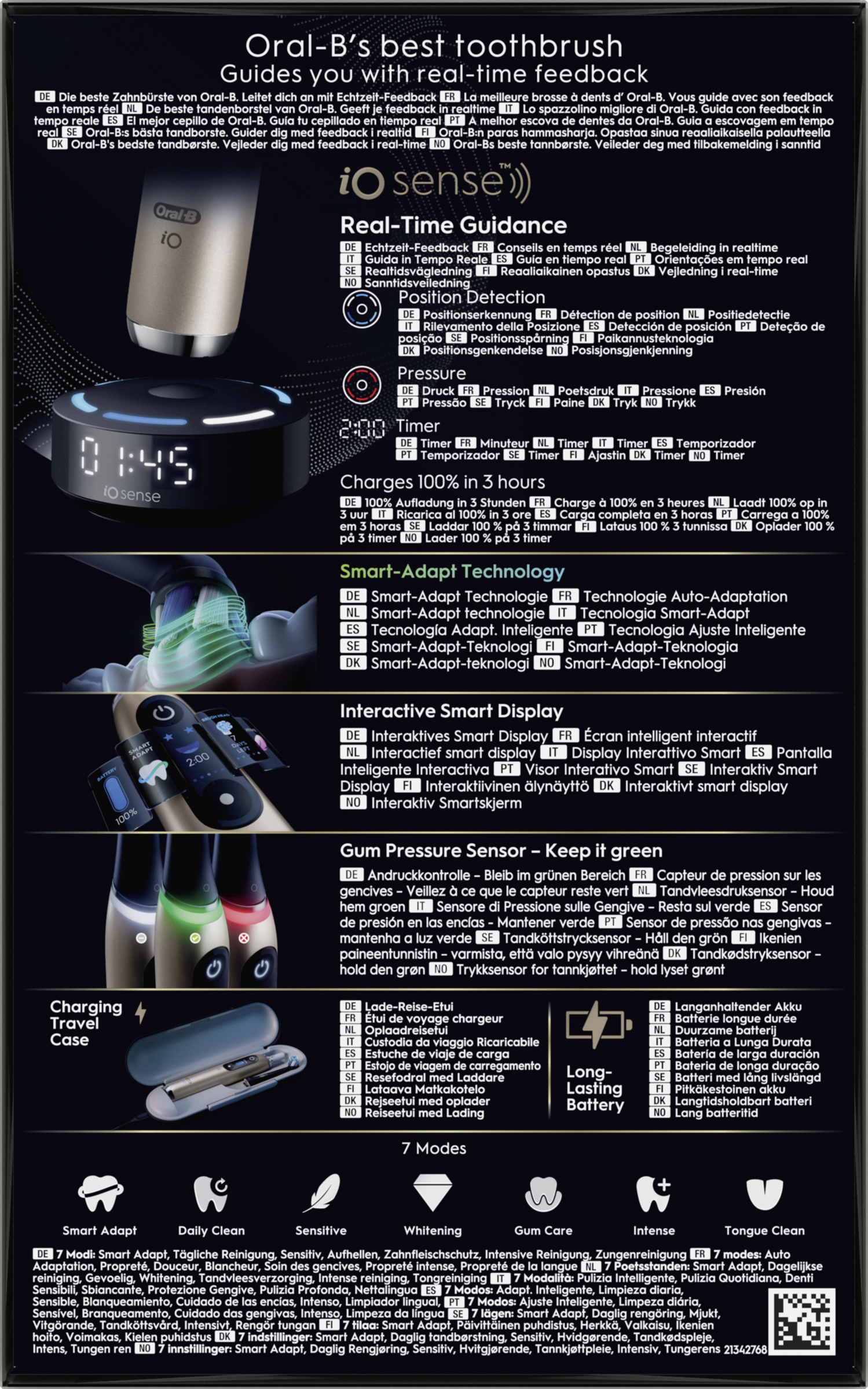 فرشاة أسنان كهربائية iO Series 10 Lunar Gold 4