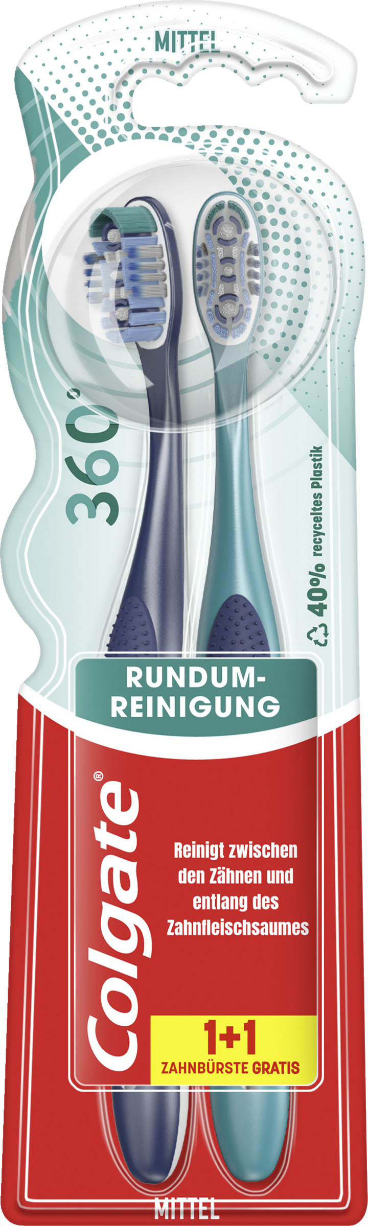 360° Zahnbürste Deep Clean 1+1