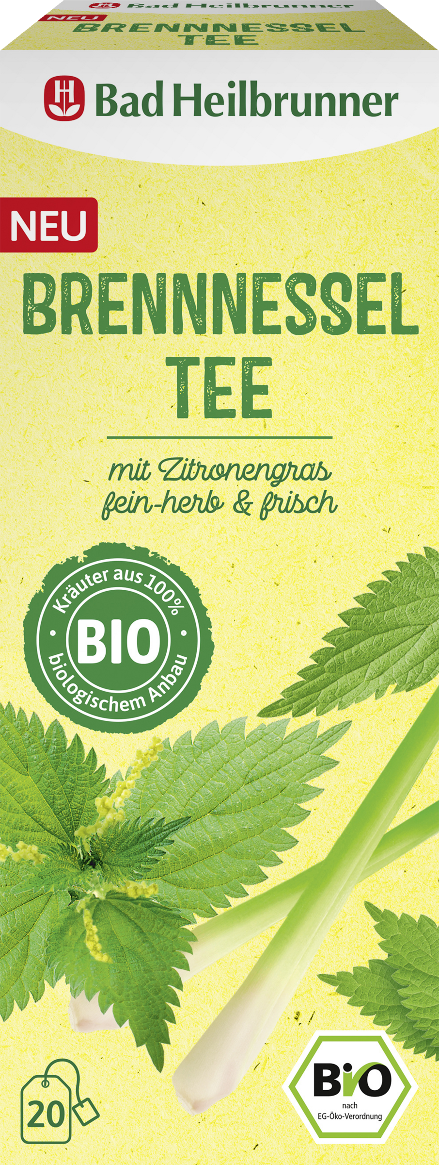 Bad Heilbrunner Bio Brennnesseltee (20 Beutel)