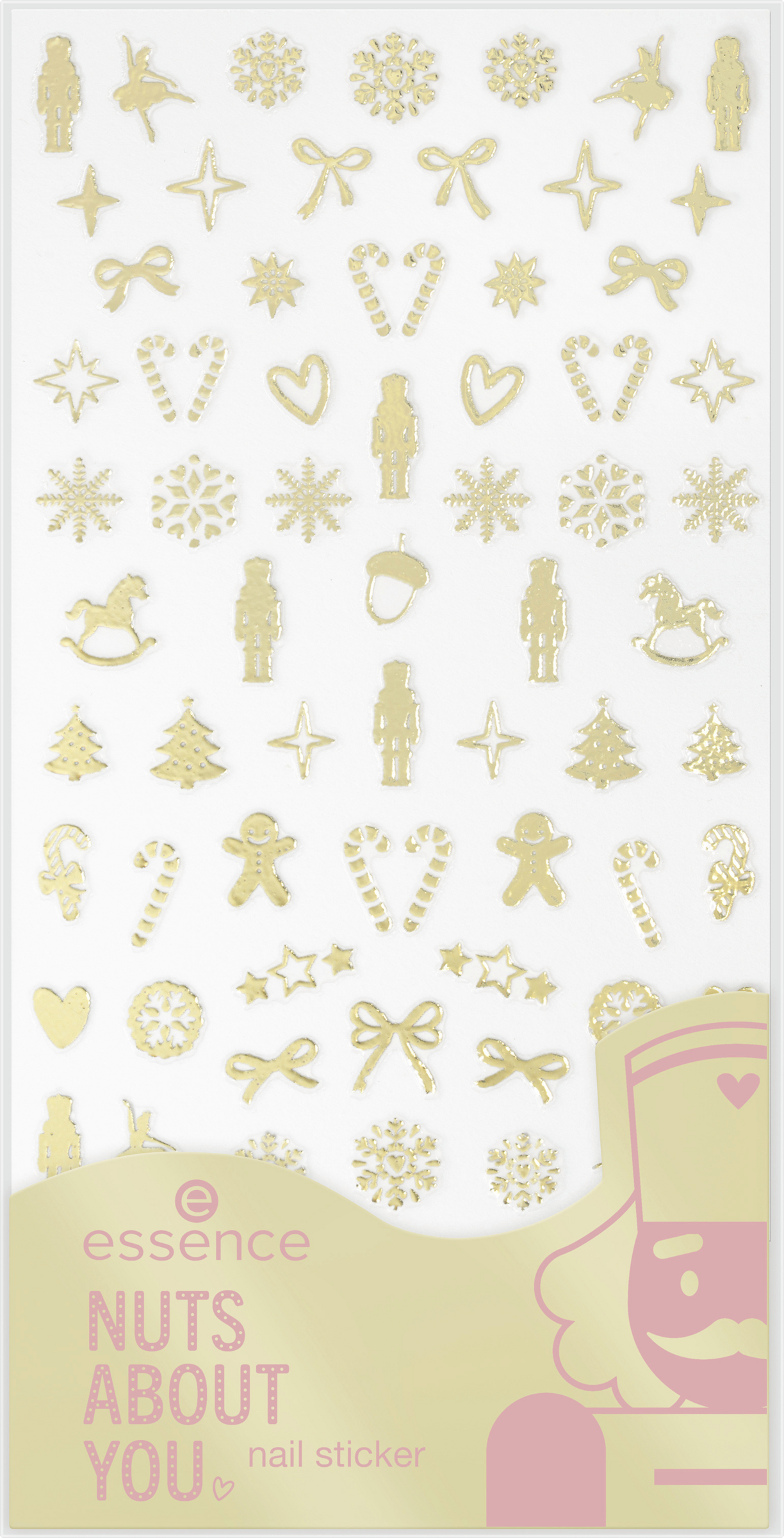 essence Nail Sticker 01 Totally NUTS ABOUT YOU