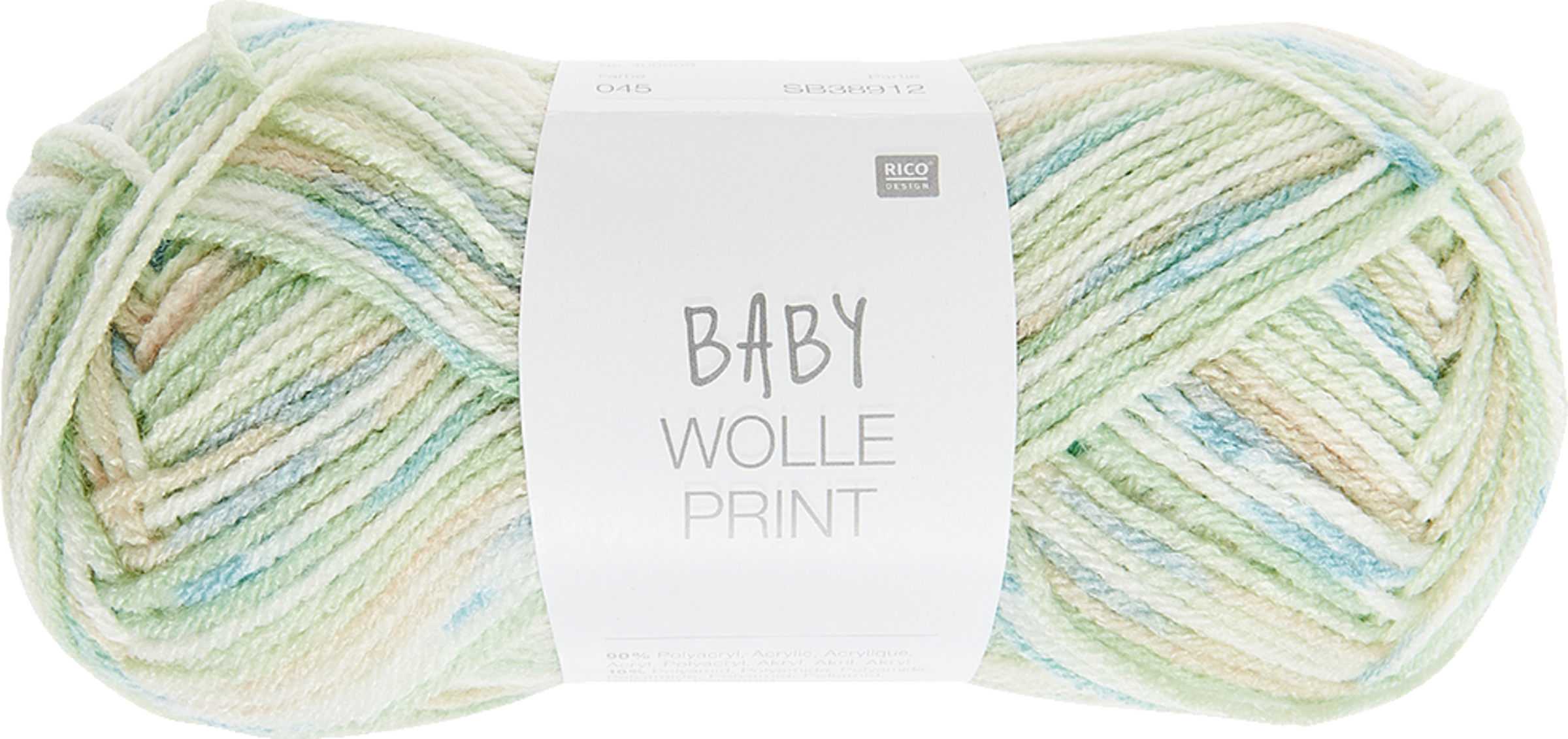 Rico Design Babywolle Print Ocean Colours