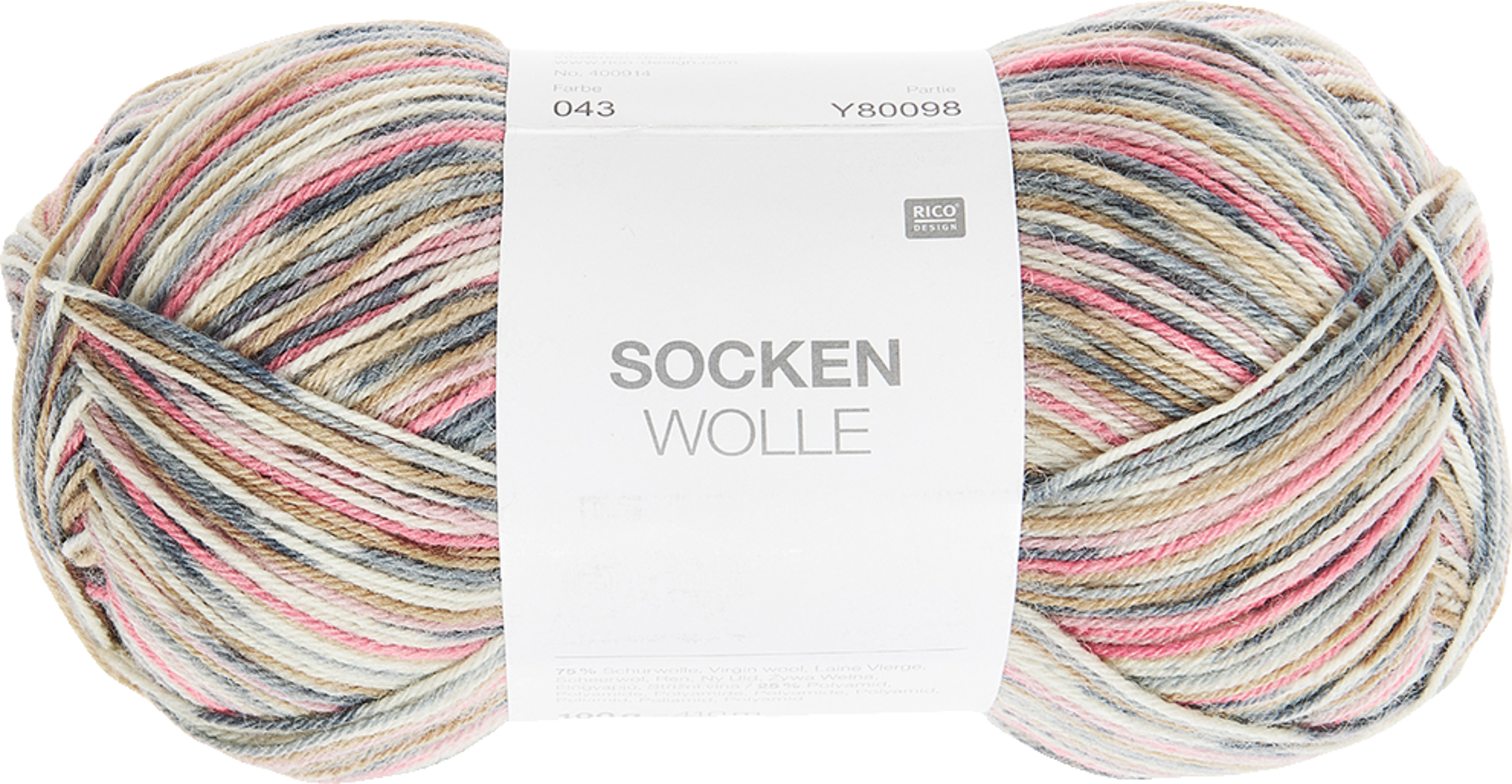 Rico Design Sockenwolle Soft Pastels