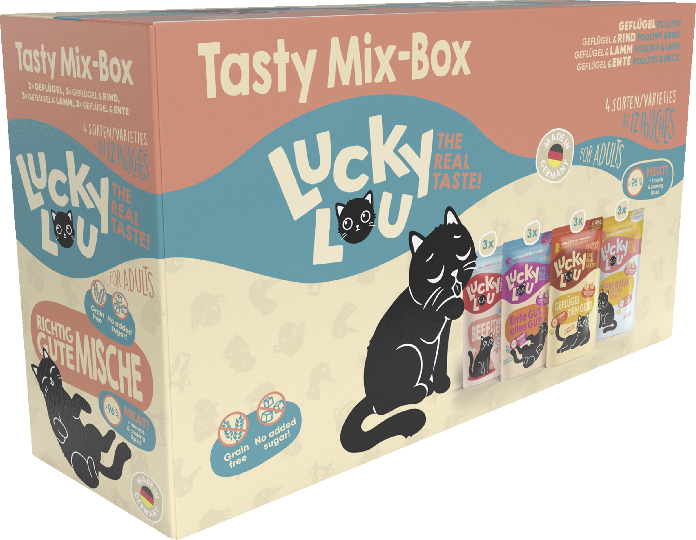 Lucky Lou Lifestage Adult Tasty-Mix-Box Multipack