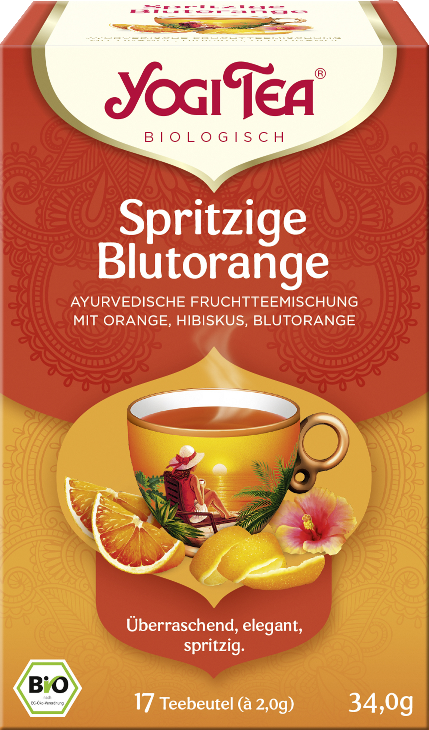 Bio Spritzige Blutorange Tee