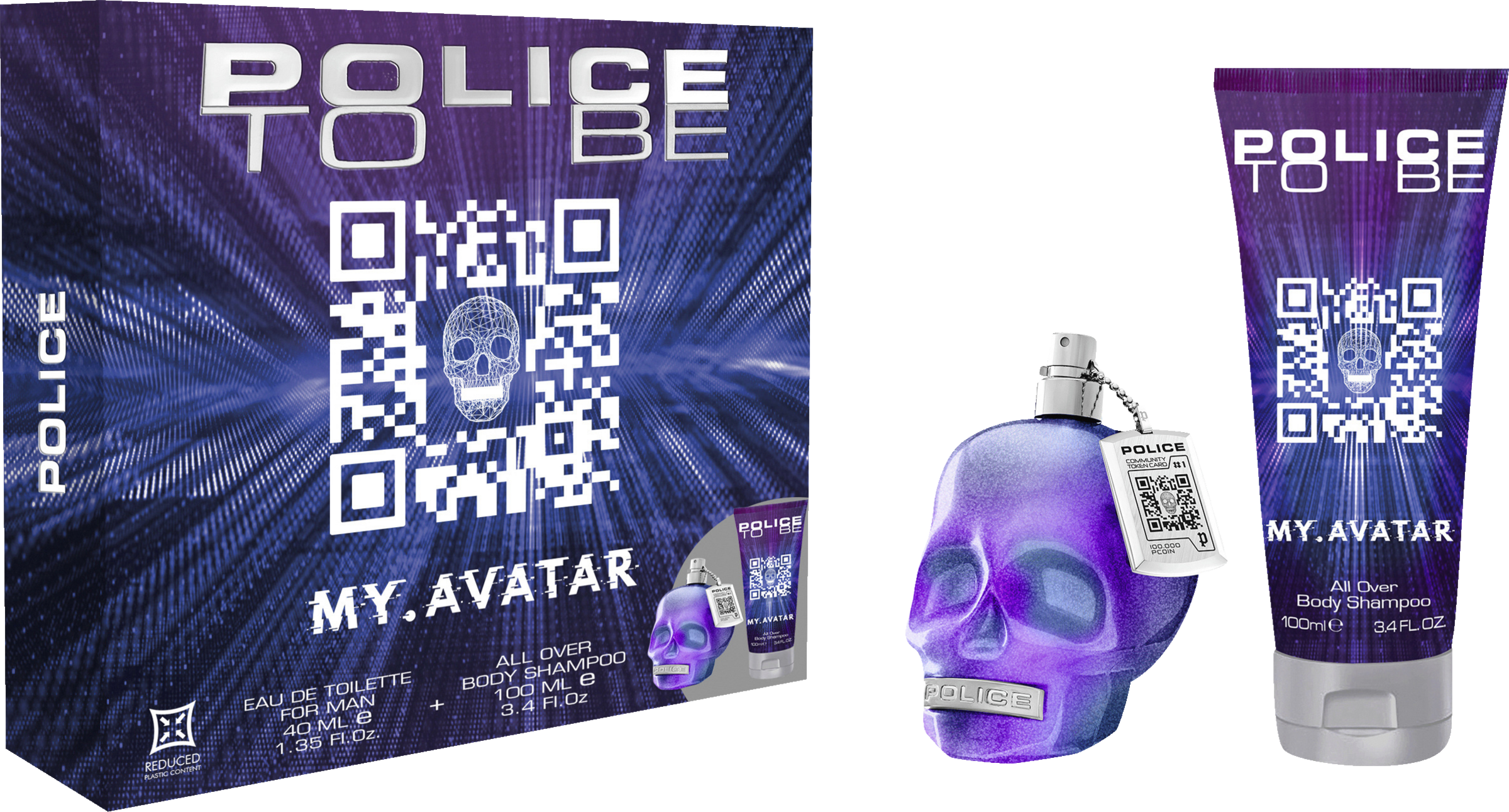 Police To Be My Avatar for Man Geschenkset