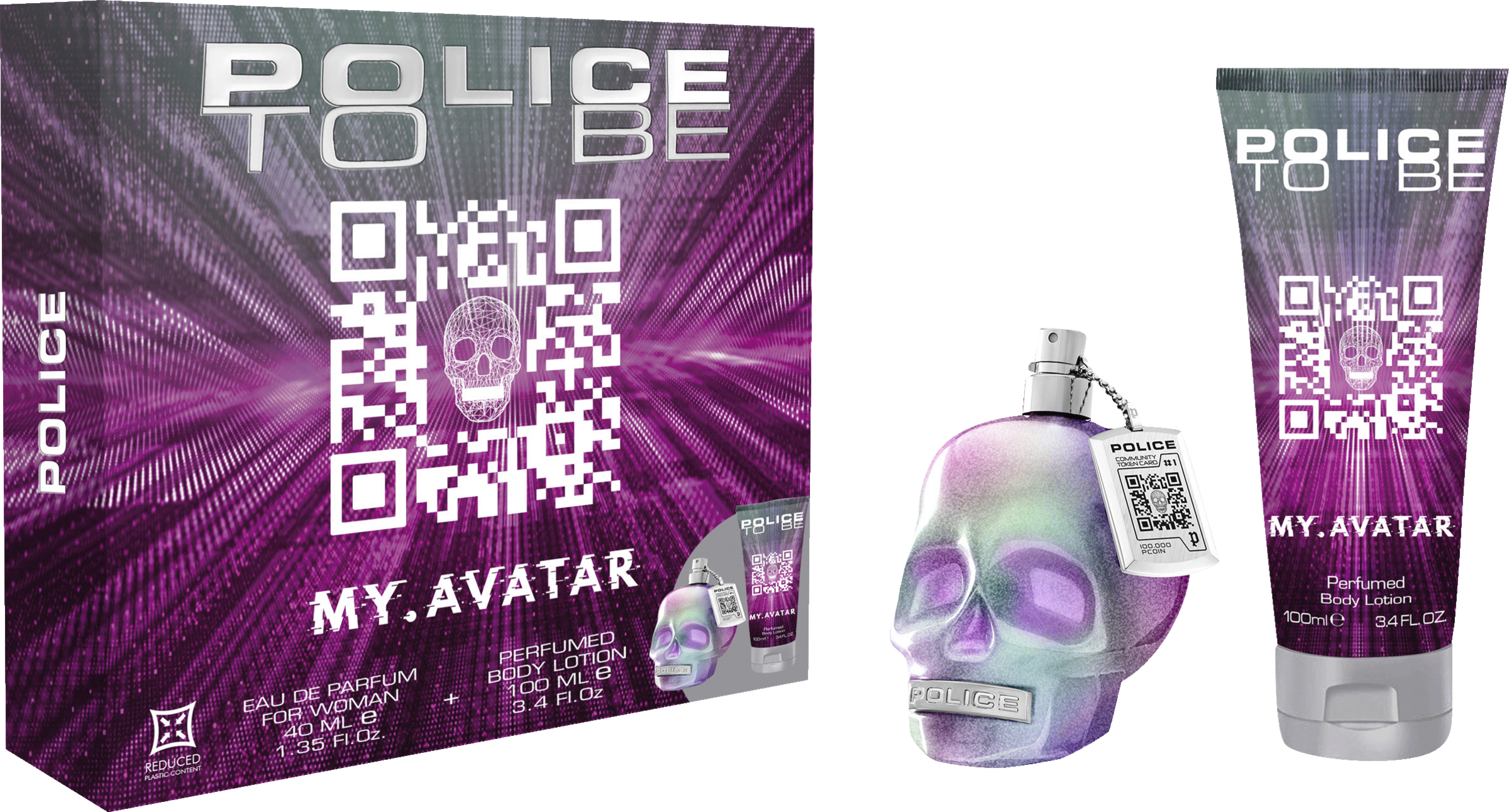 Police To Be My Avatar for Woman Geschenkset