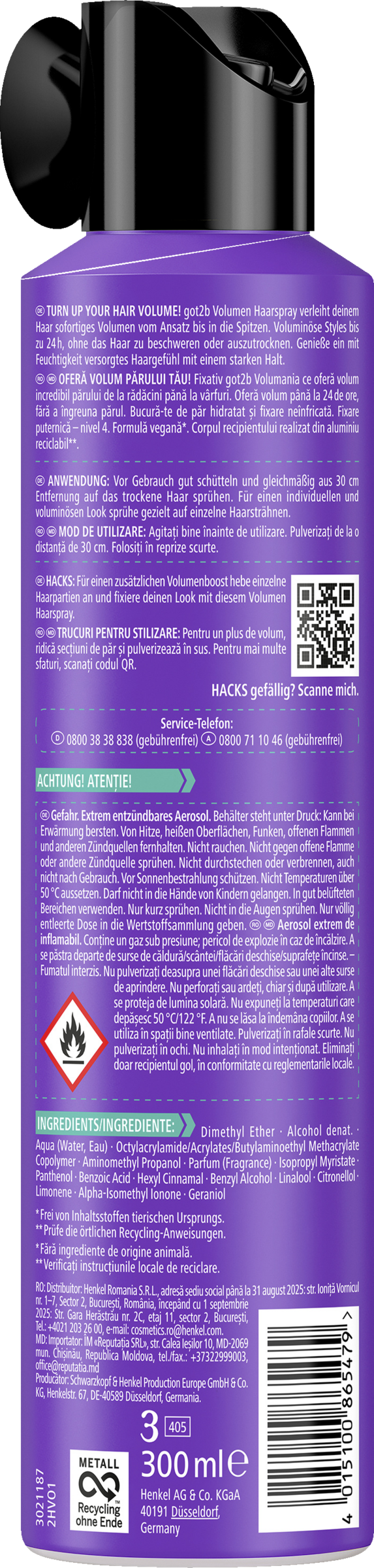 got2b Haarspray Volumania