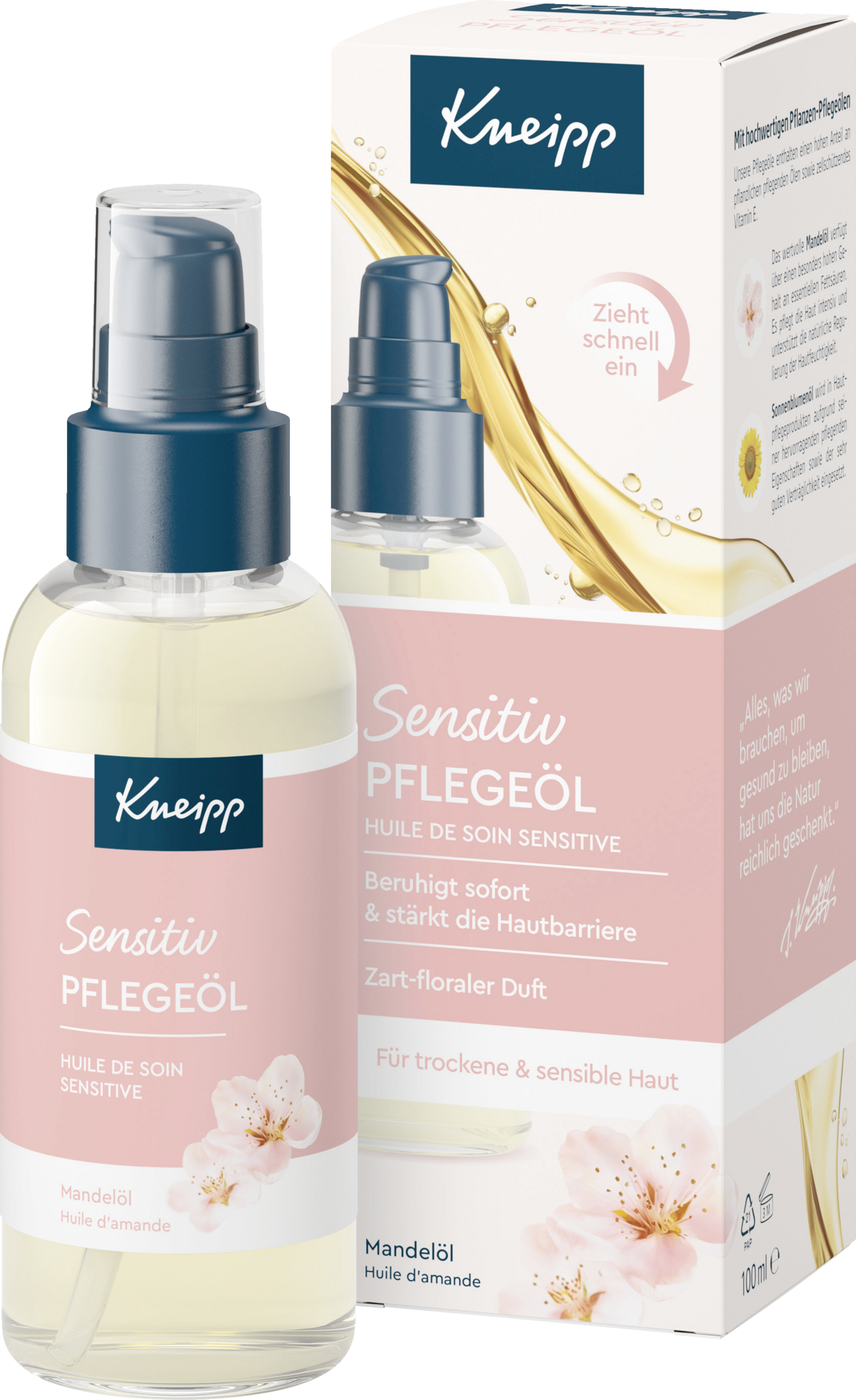 Kneipp Sensitiv Pflegeöl Mandelblüten Hautzart