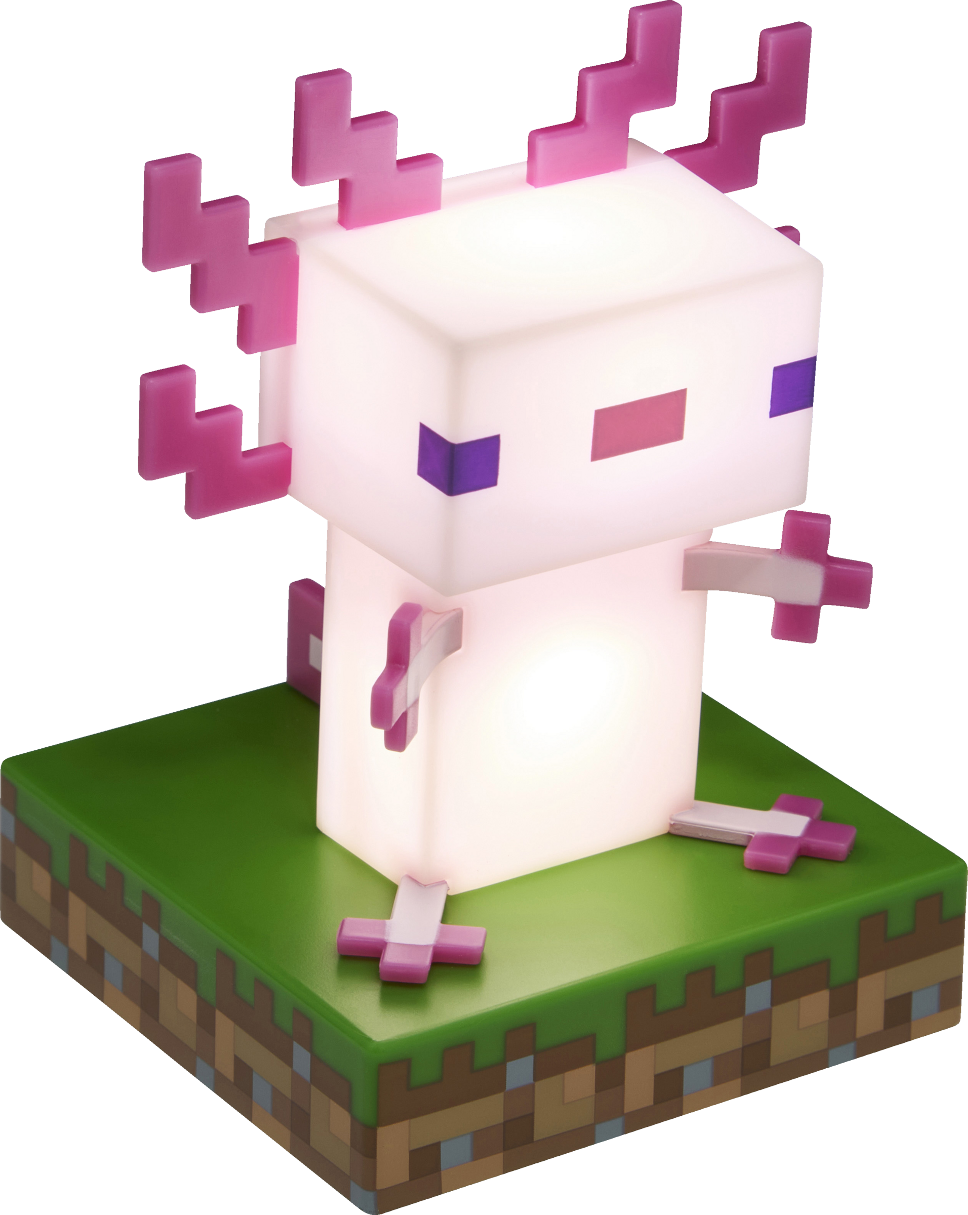 IDEENWELT Paladone Minecraft Icon Light Axolotl