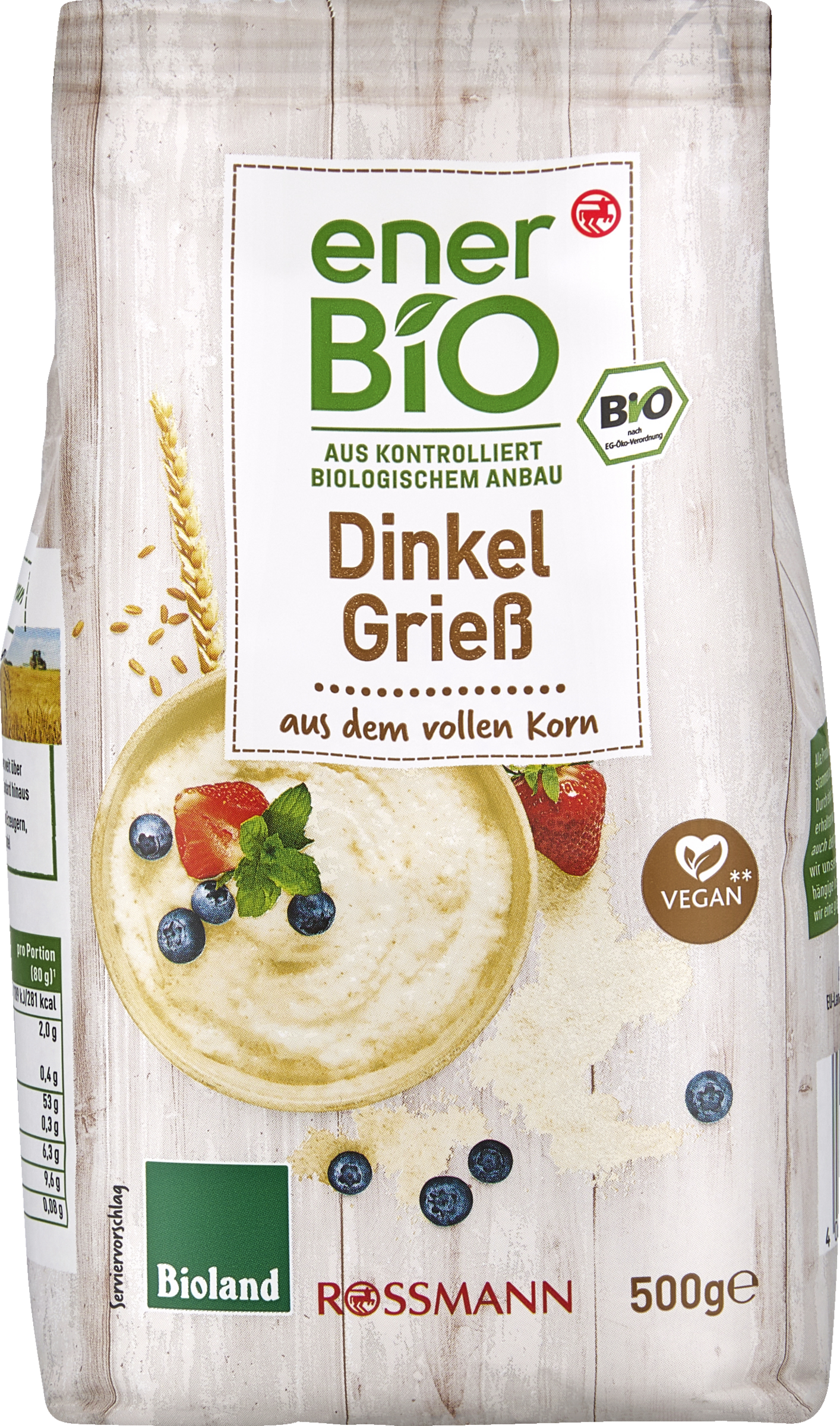 enerBiO Dinkelgrieß