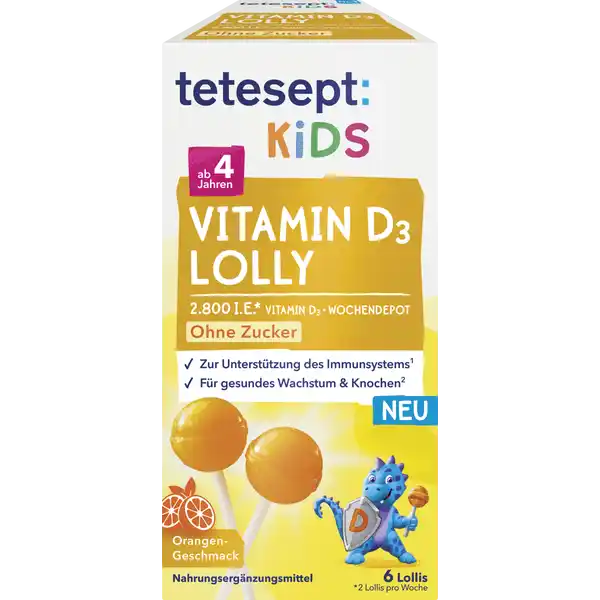 مصاصة فيتامين د3 للأطفال