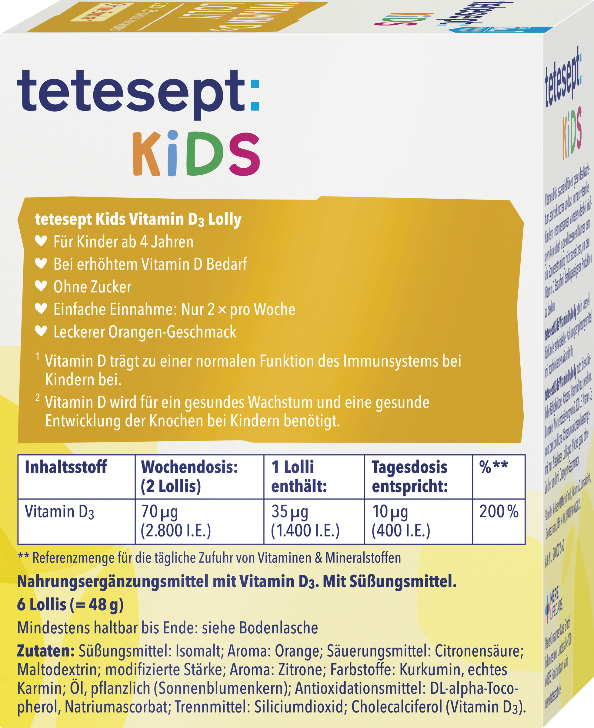 مصاصة فيتامين د3 للأطفال 2