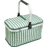 Einkaufskorb mint/gestreift