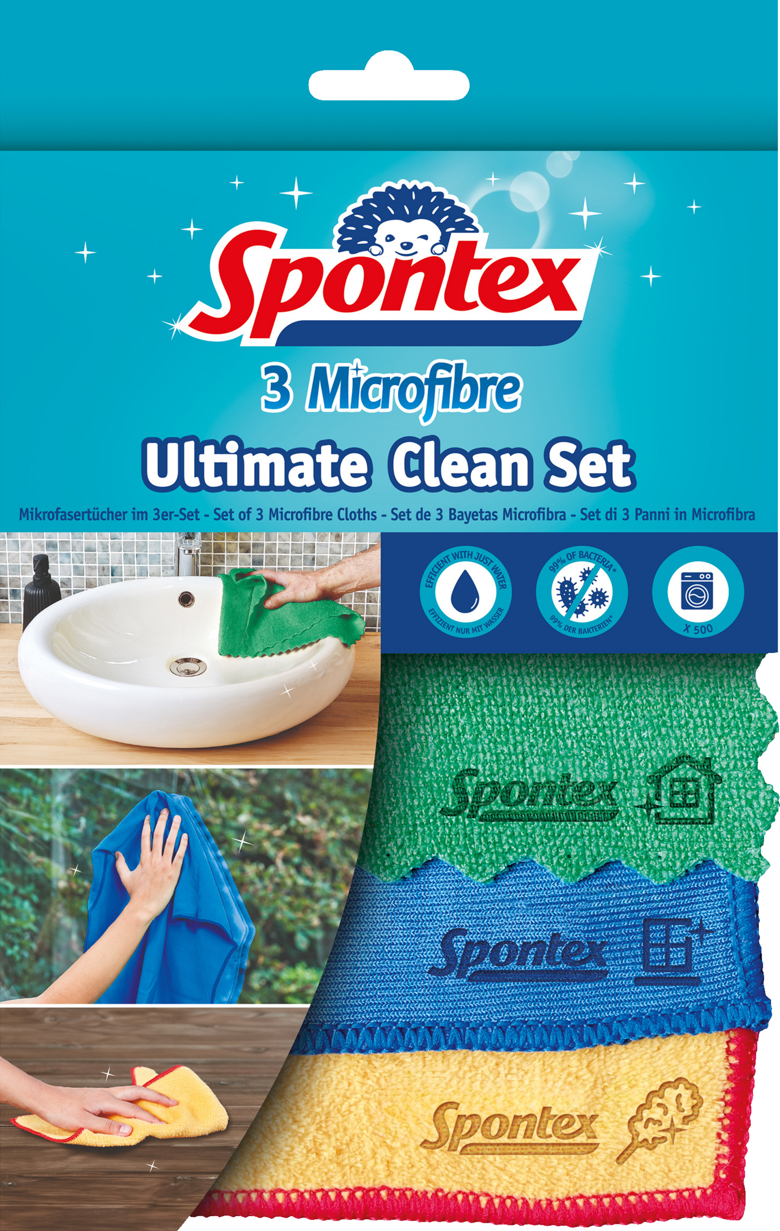 Spontex Microfibre Ultimate Clean Set