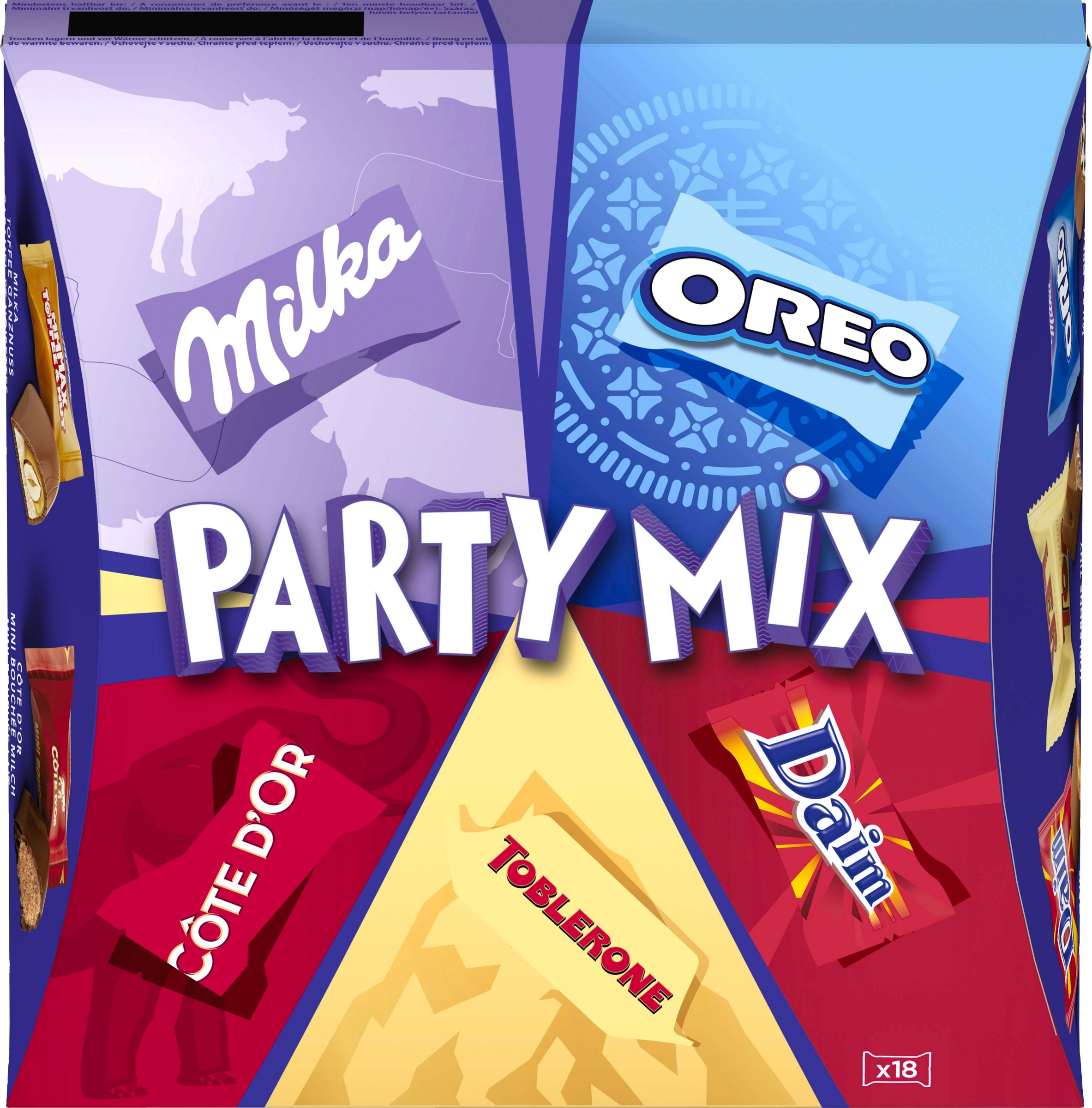 Milka Mini Party Mix (18 Pralinen)