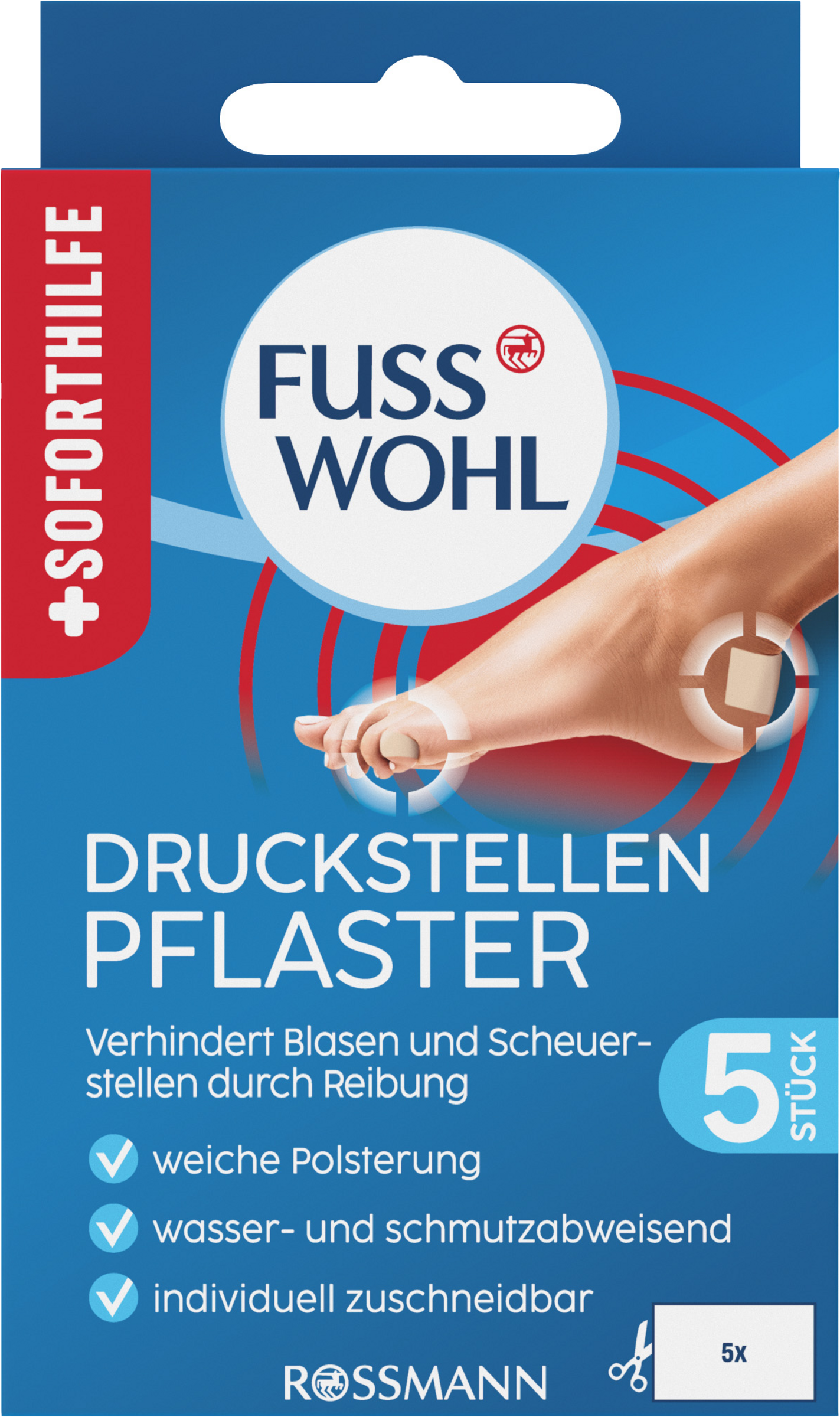 FUSSWOHL Druckstellenpflaster
