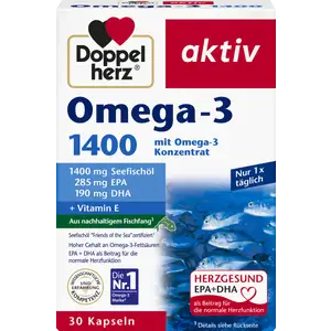 كبسولات أوميغا-3 النشطة 1400