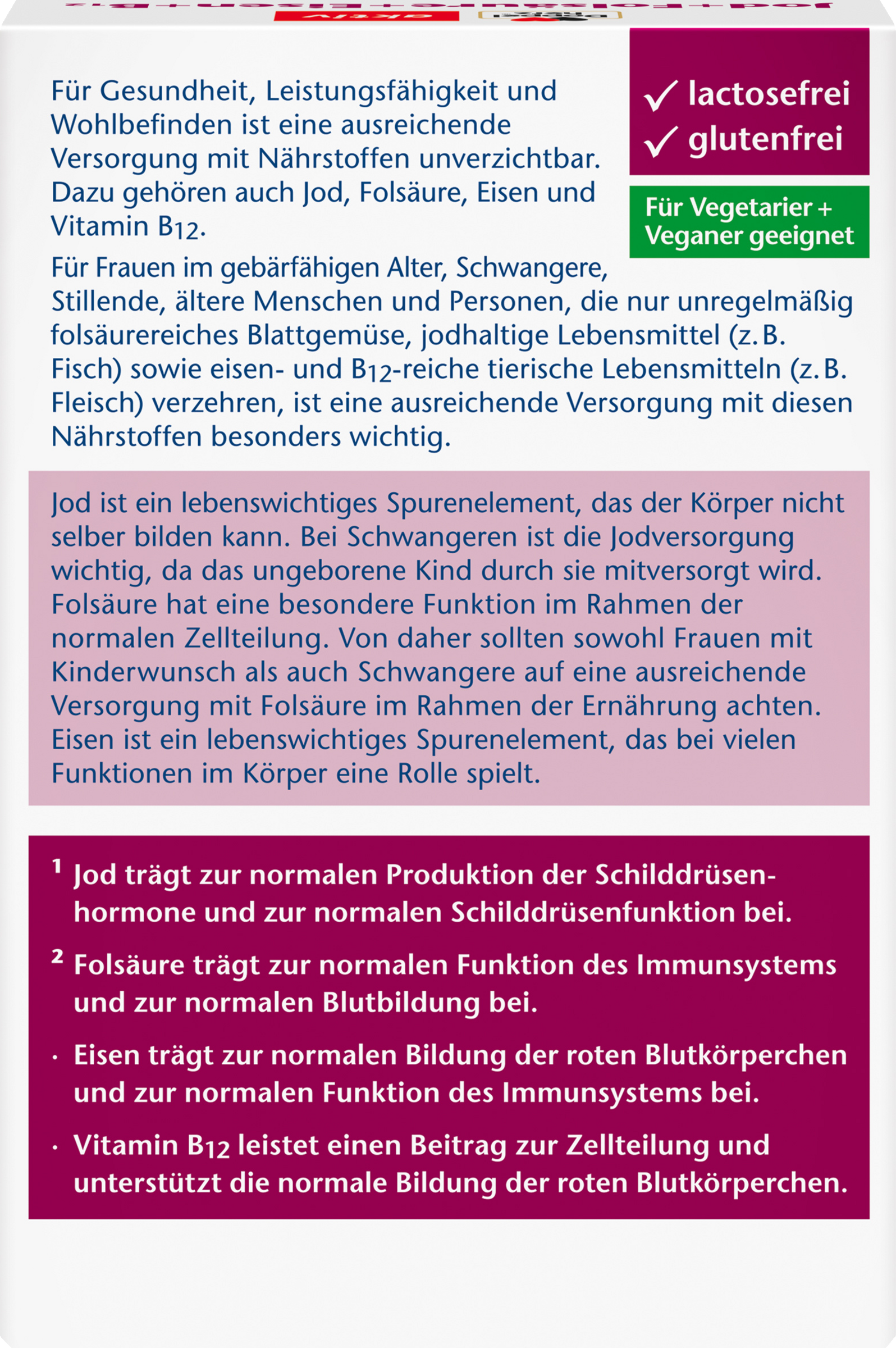 akiv يود + حمض الفوليك + حديد + B12 45 قرص صغير 4