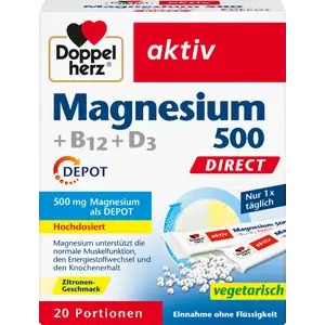 Magnesium 500 + B12 + D3 Direct Depot