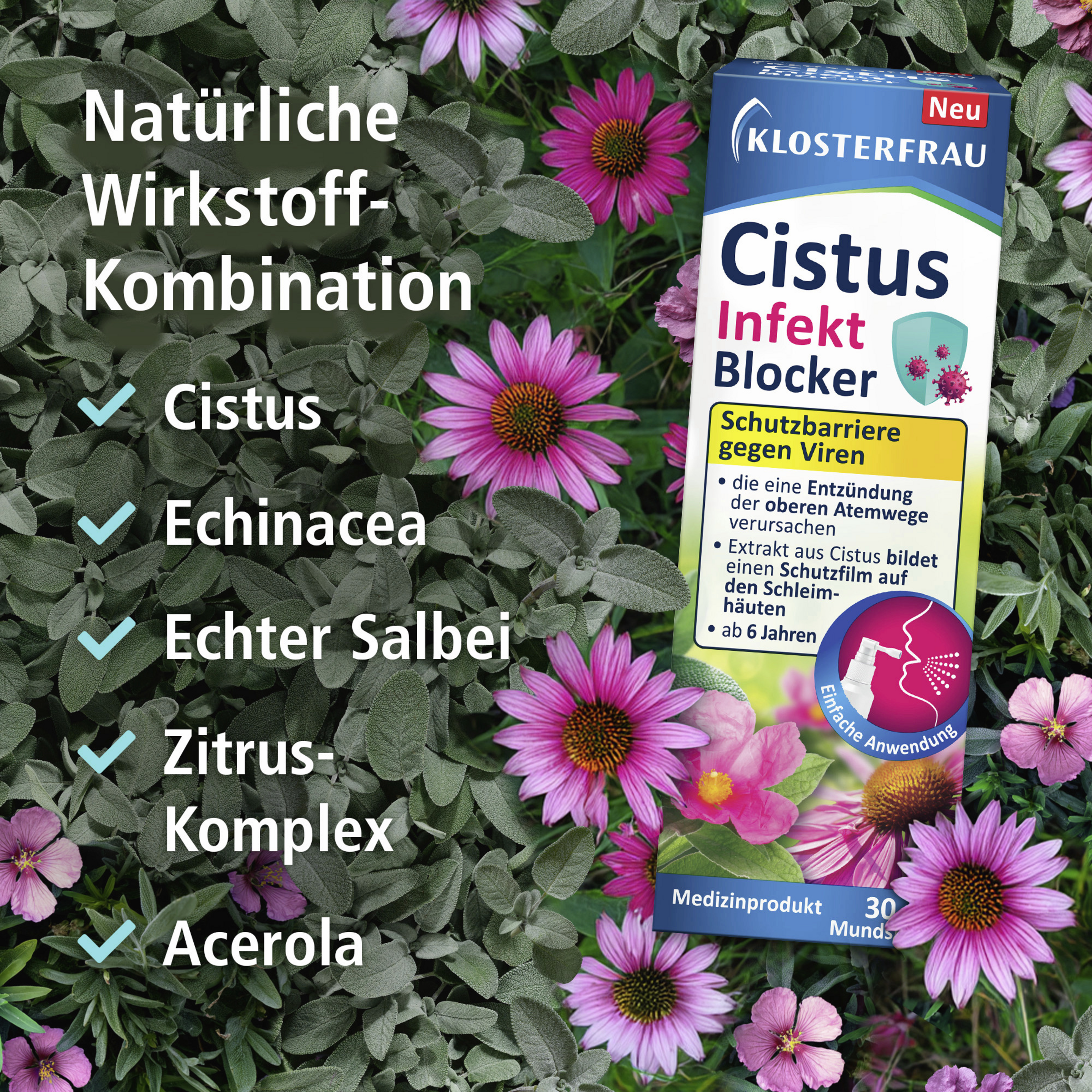 بخاخ Cistus Infekt Blocker للحلق 7