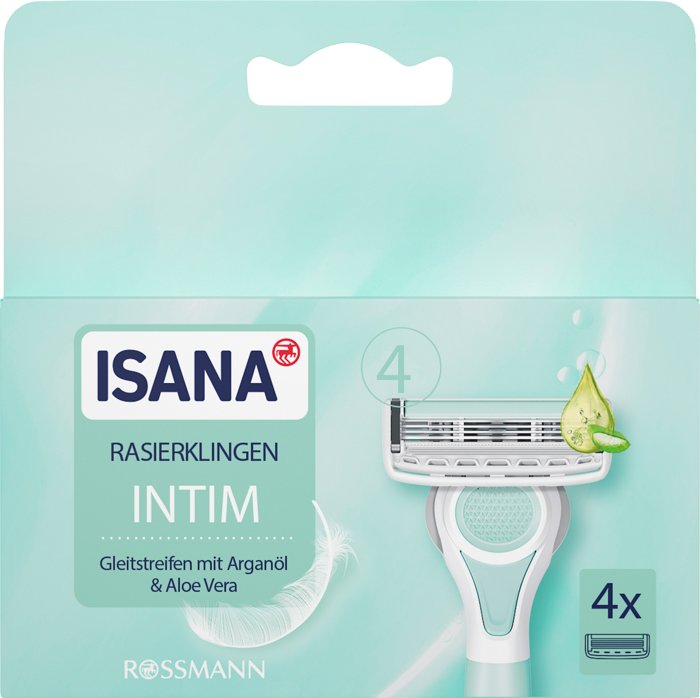 ISANA Rasierklingen Intim 4er-Pack