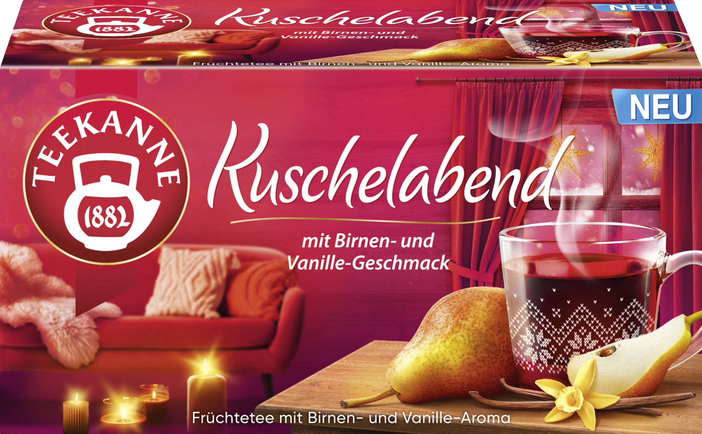 Teekanne Kuschelabend Früchtetee (18 Beutel)