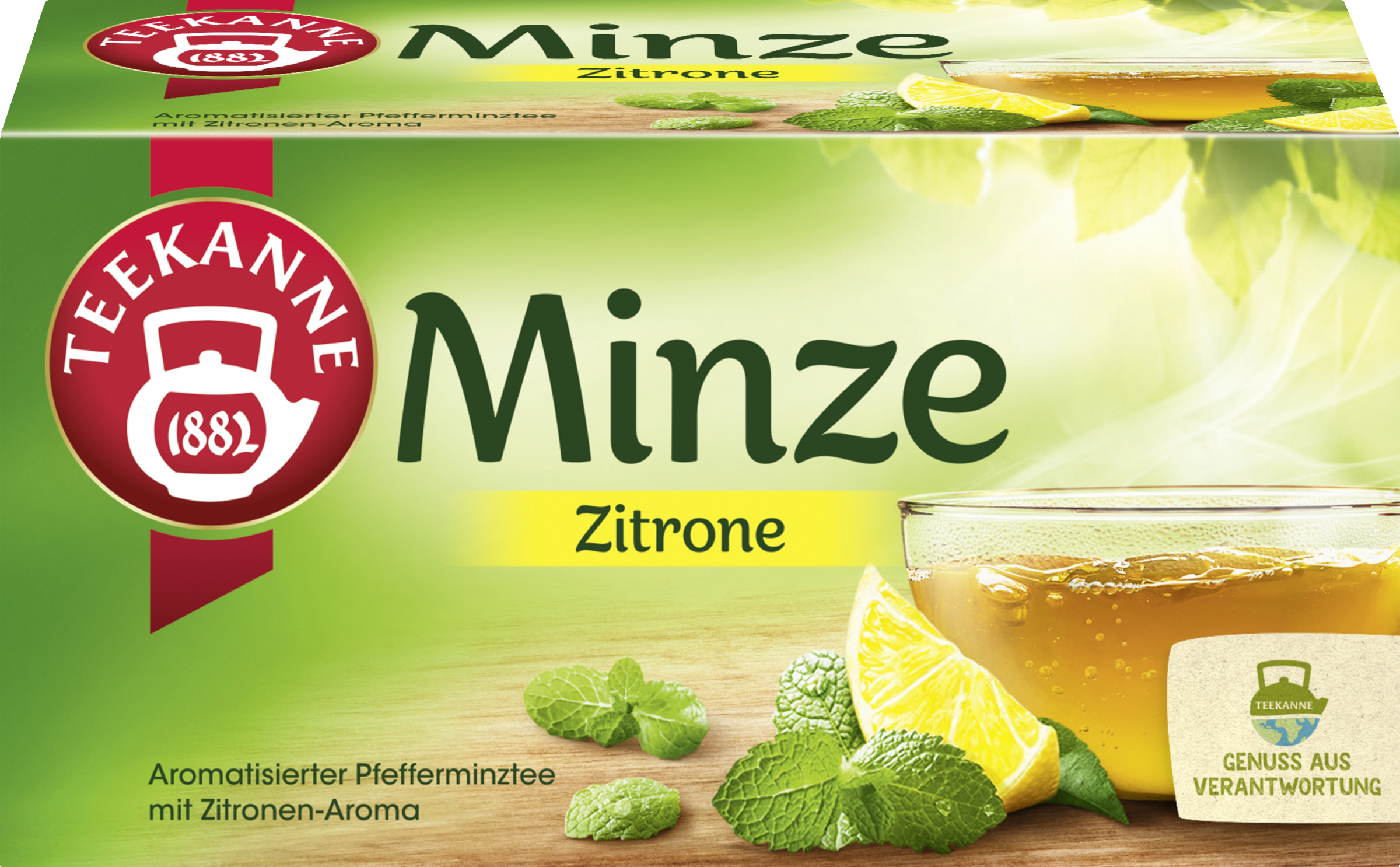 Teekanne Minze Zitrone