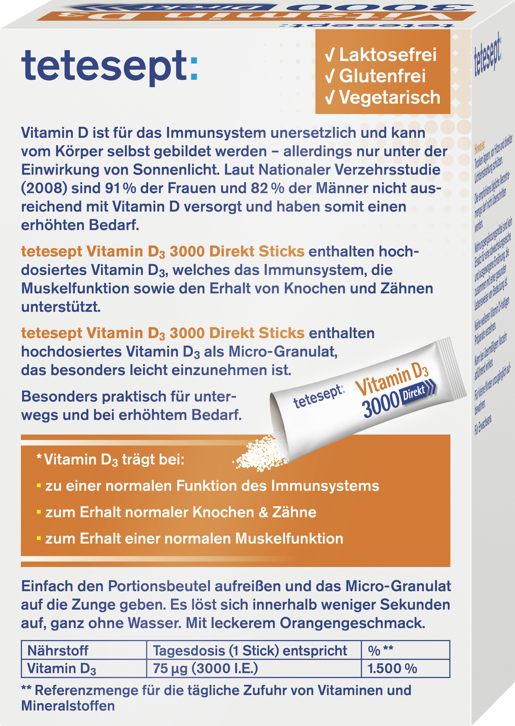 عبوات عصا سريعة فيتامين د3 3000 وحدة دولية 4