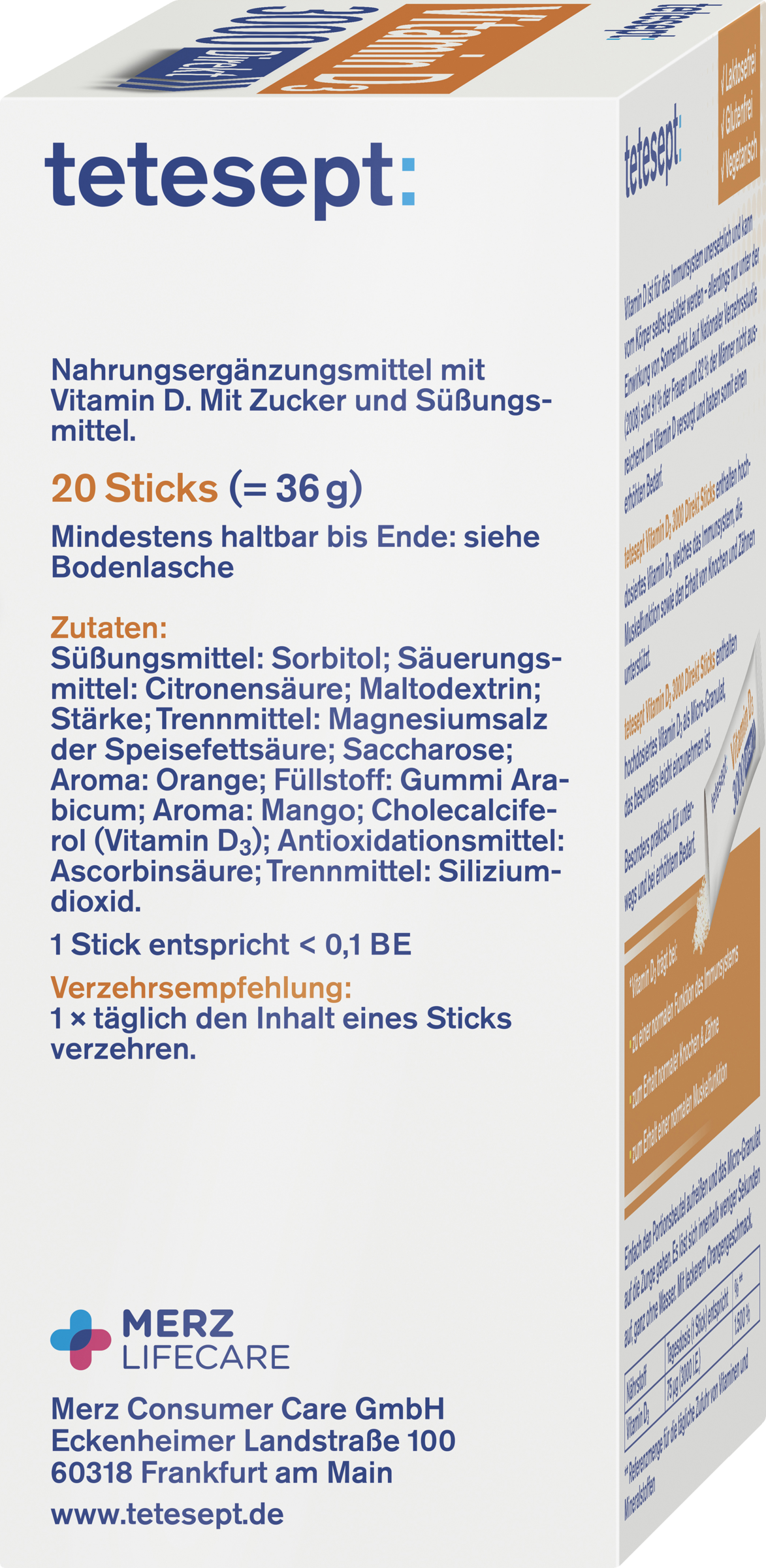 عبوات عصا سريعة فيتامين د3 3000 وحدة دولية 2