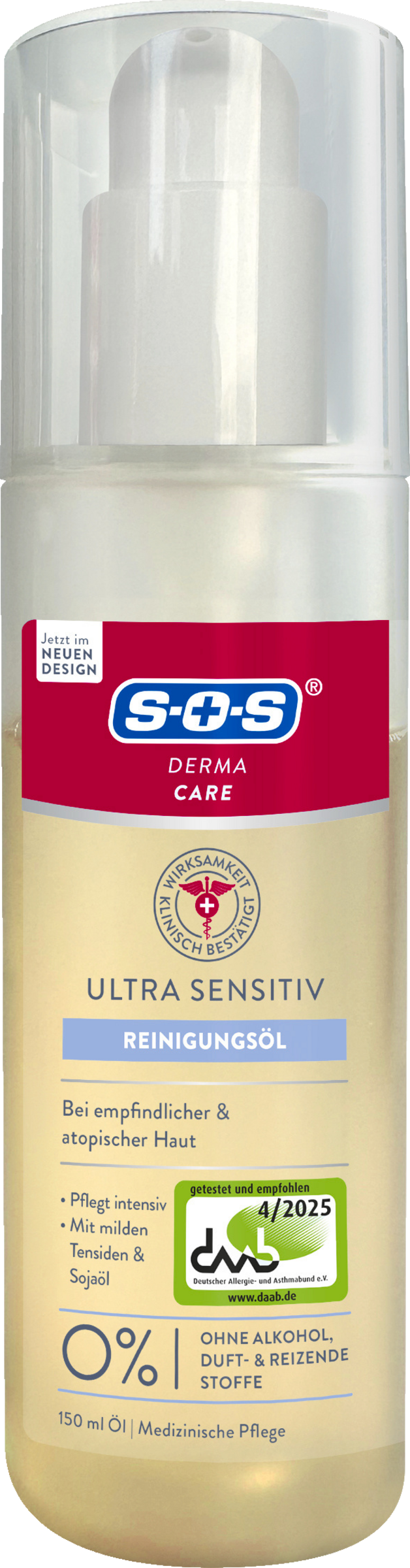 SOS Derma Care Reinigungsöl Ultra Sensitiv