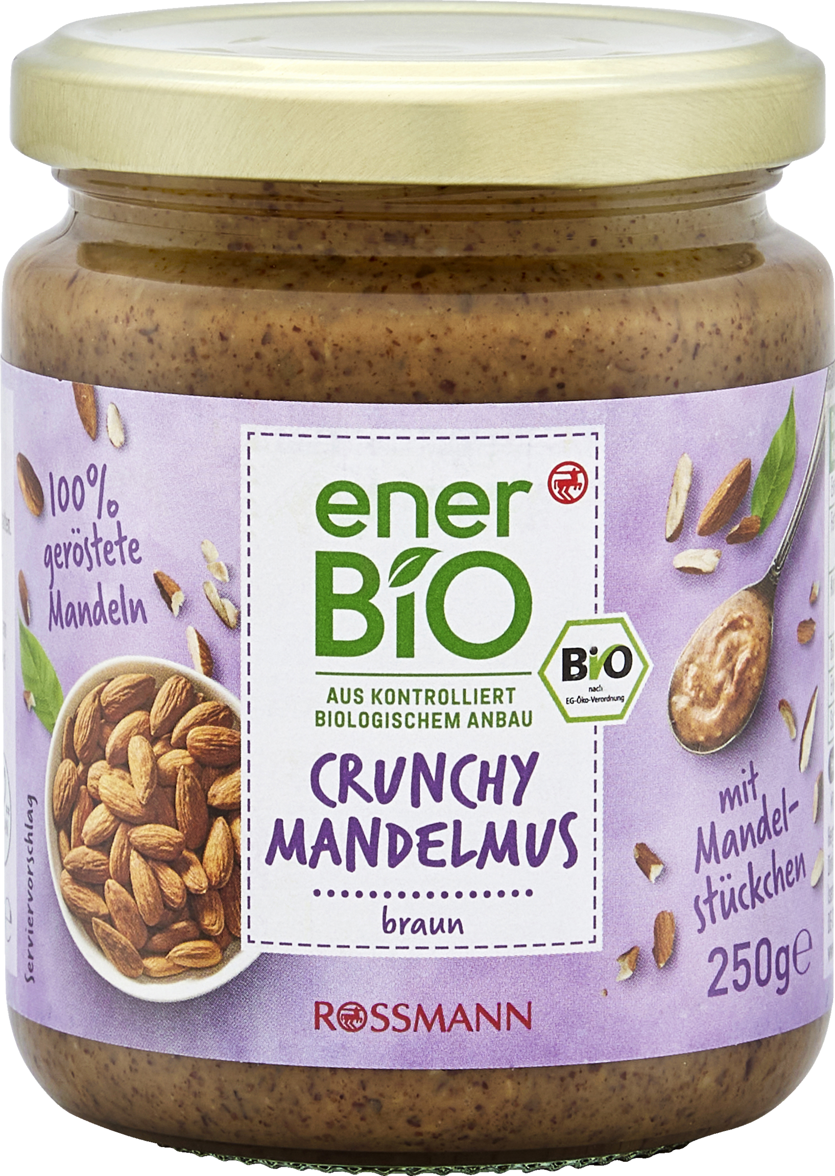 Crunchy Mandelmus braun