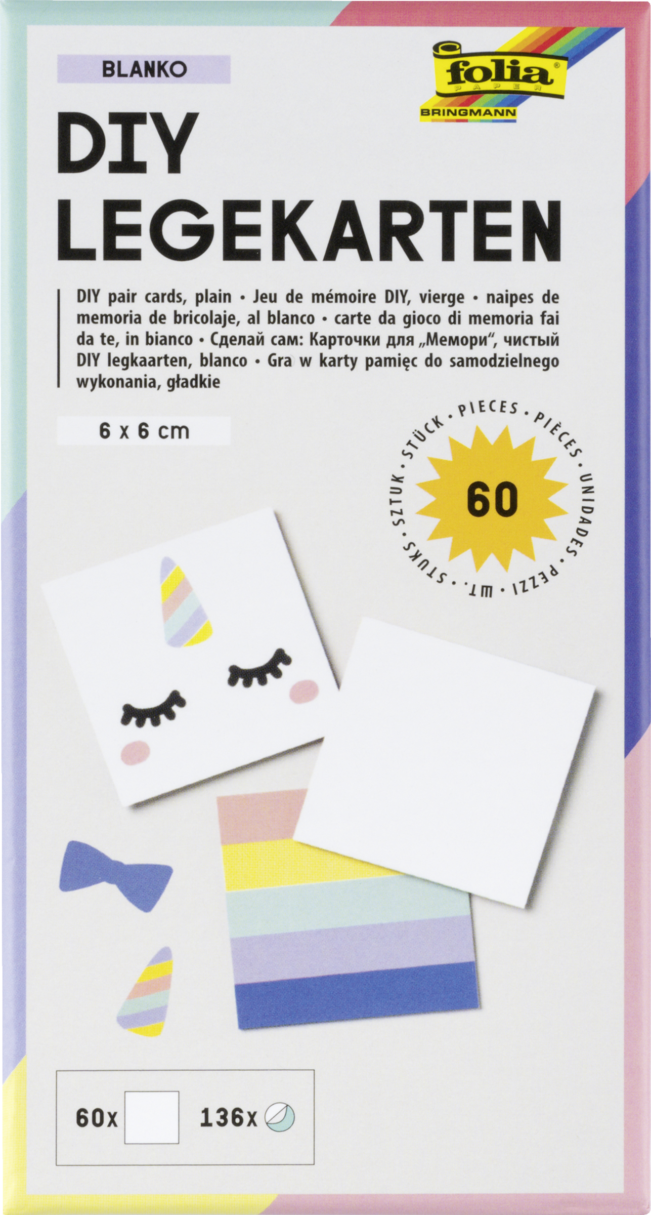 folia DIY Legekarten blanko