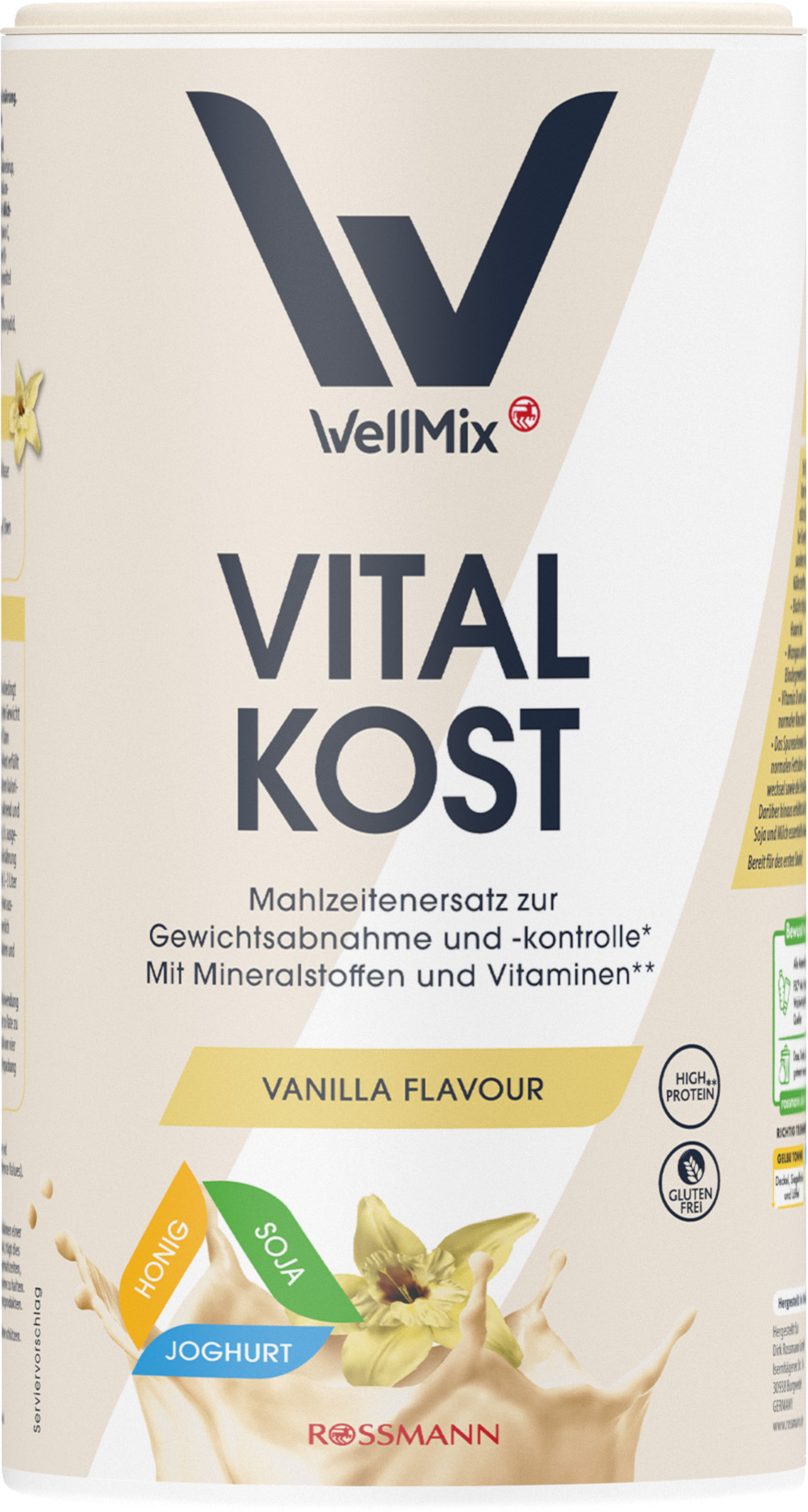 WellMix Vital Kost Vanilla Flavour
