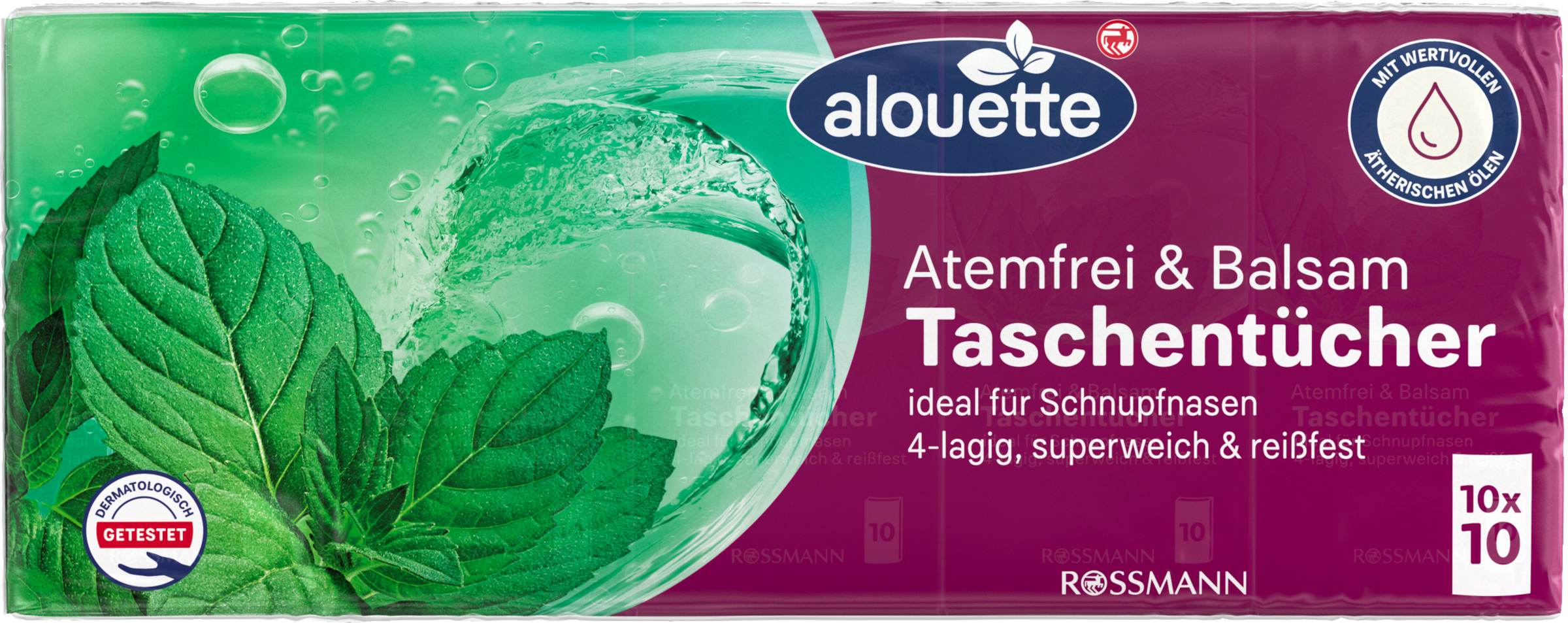 alouette Taschentücher Atemfrei & Balsam