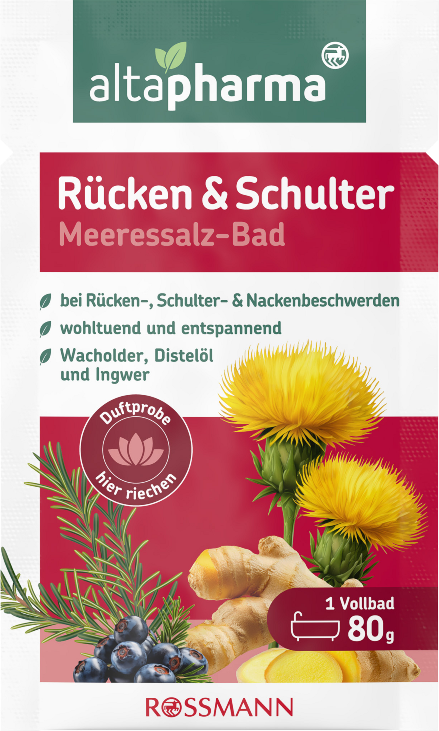 altapharma Rücken und Schulter Meeressalz-Bad