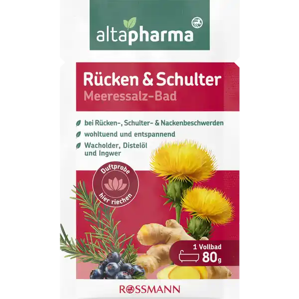 ملح بحر للحمام للظهر والكتفين