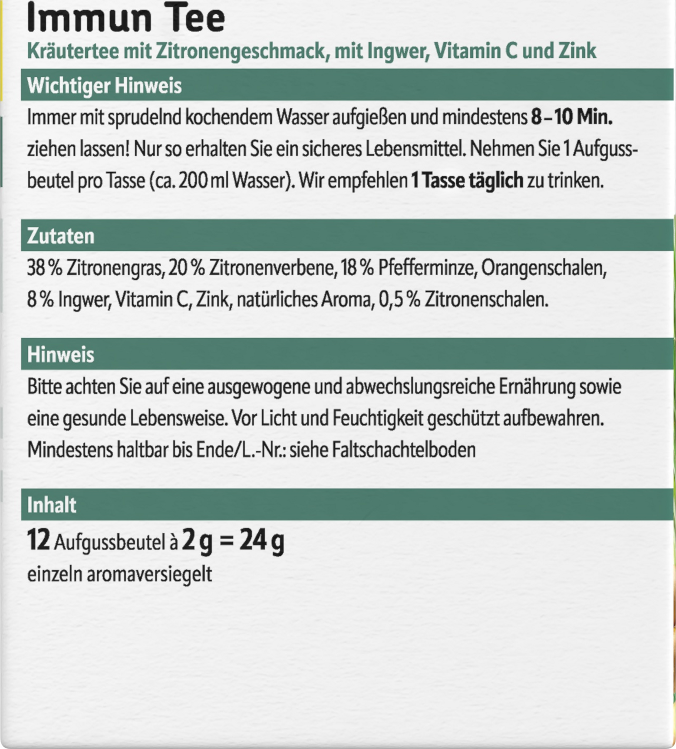 altapharma Immun Tee