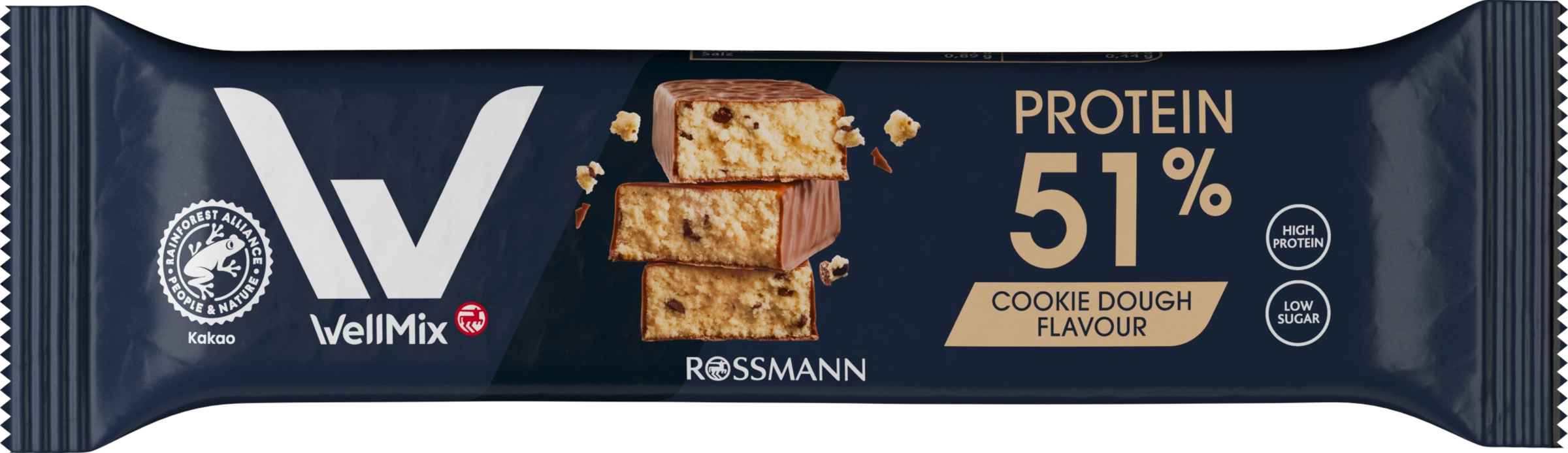 WellMix Proteinriegel Cookie Dough
